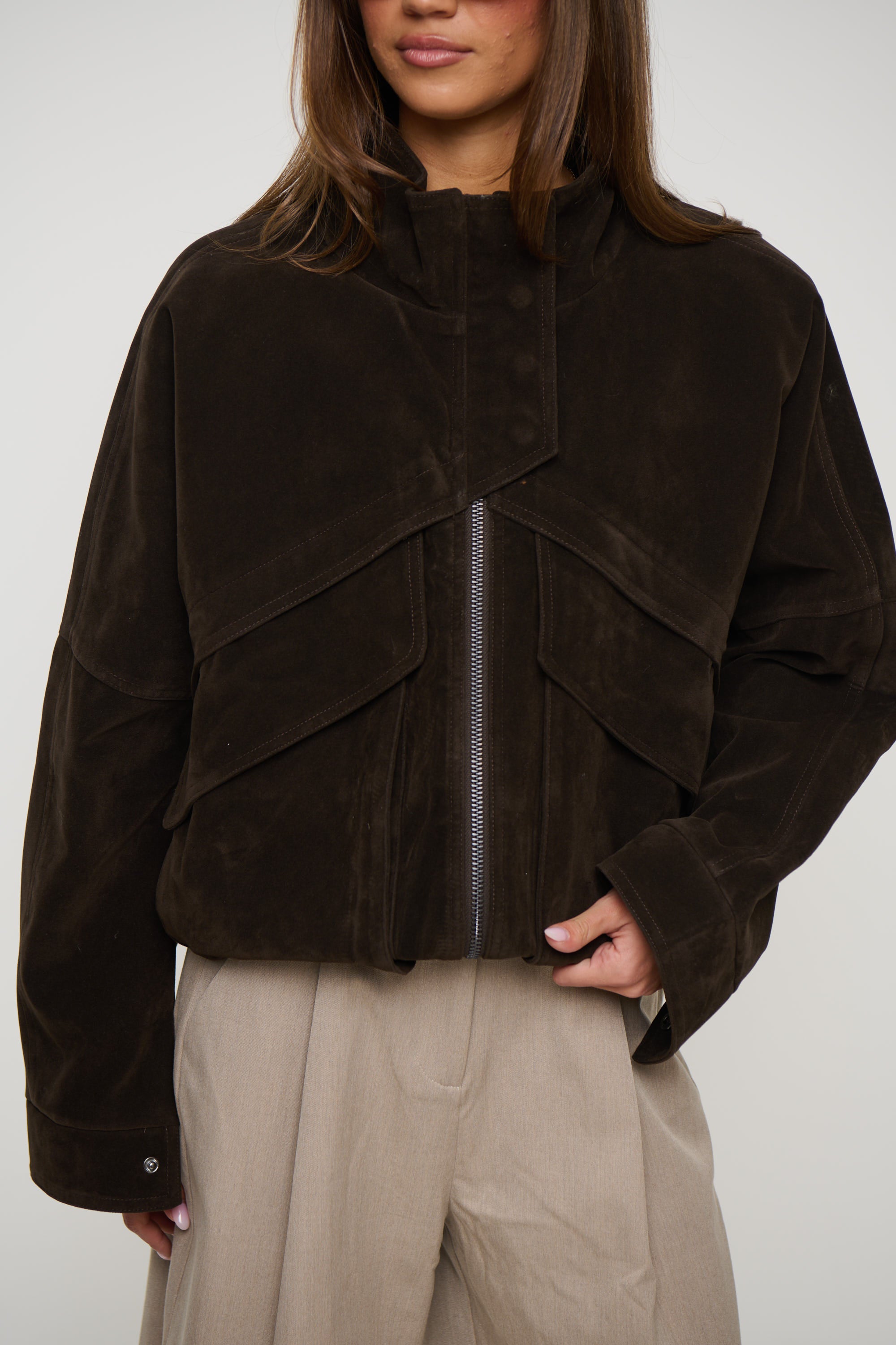 Inez Jacket Deep Brown