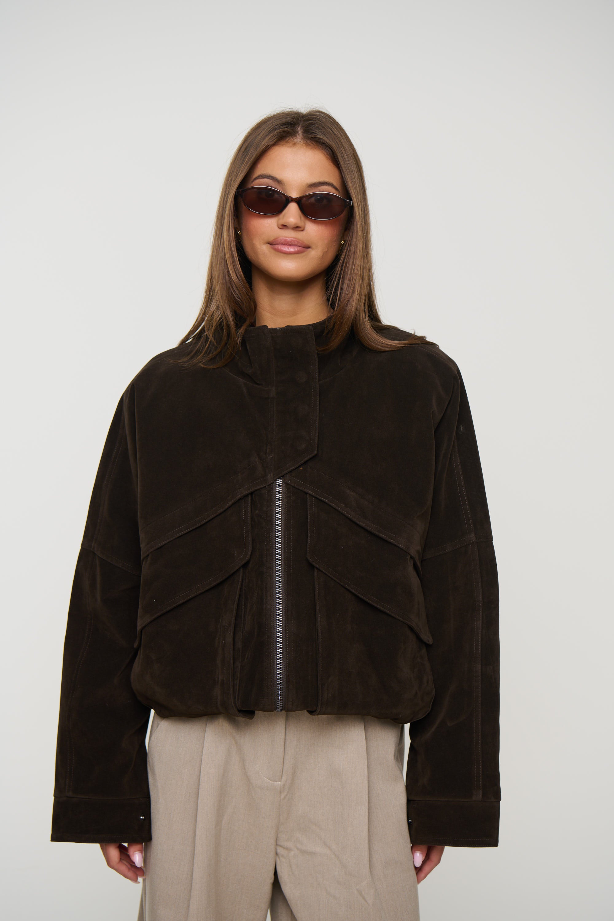 Inez Jacket Deep Brown