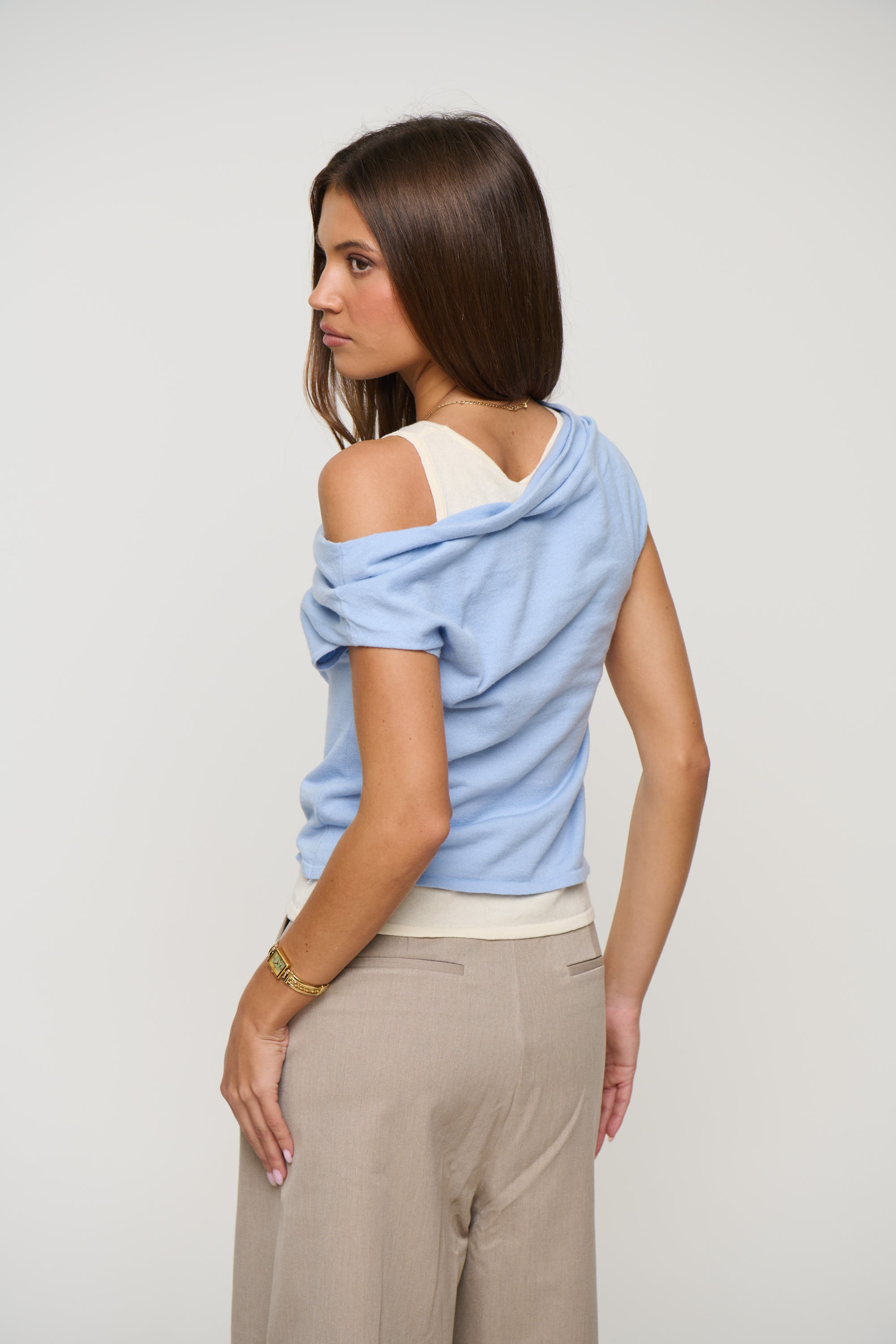 Nylah Knit Top Sky