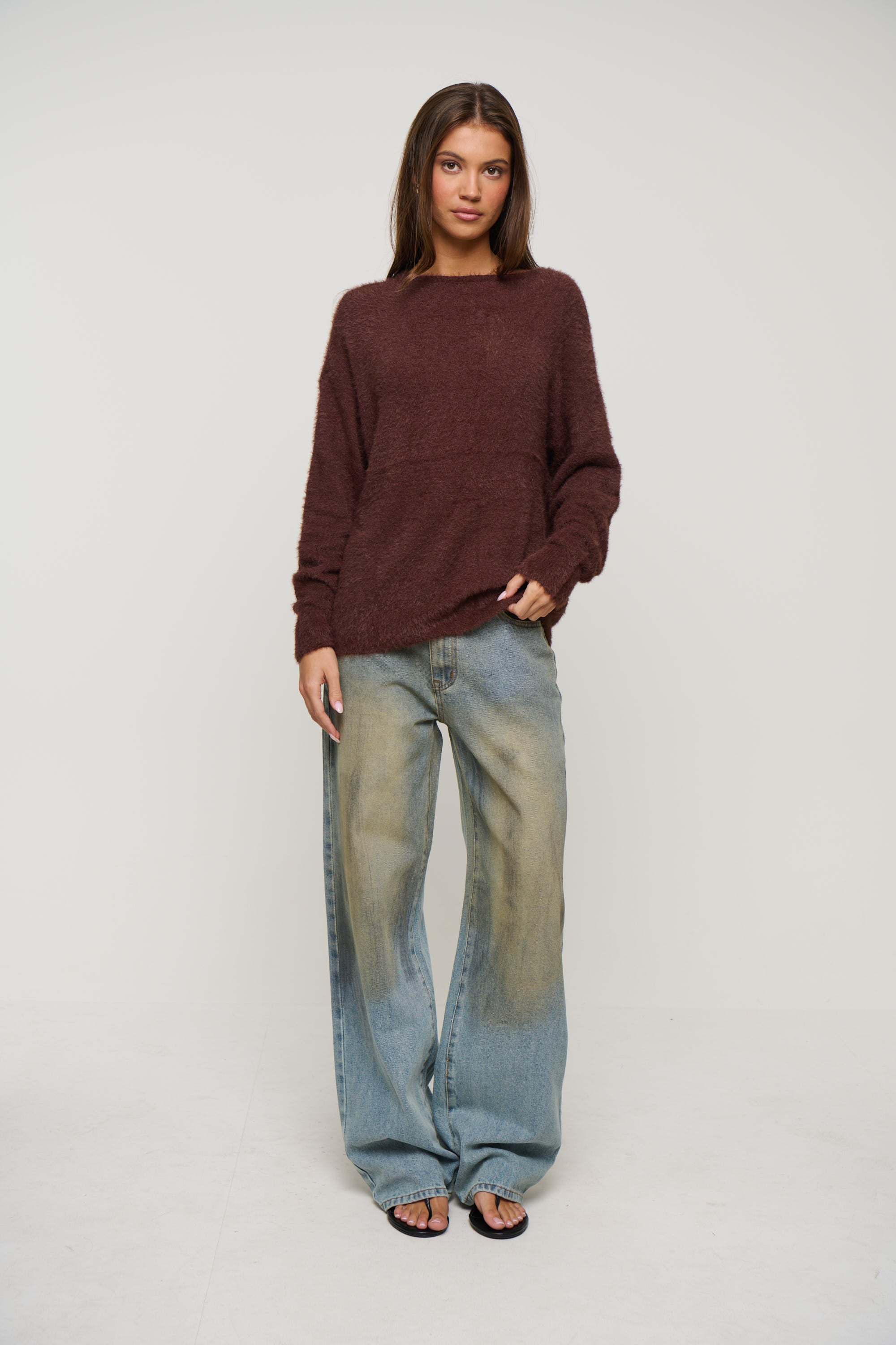 Lennox Jumper Chocolate
