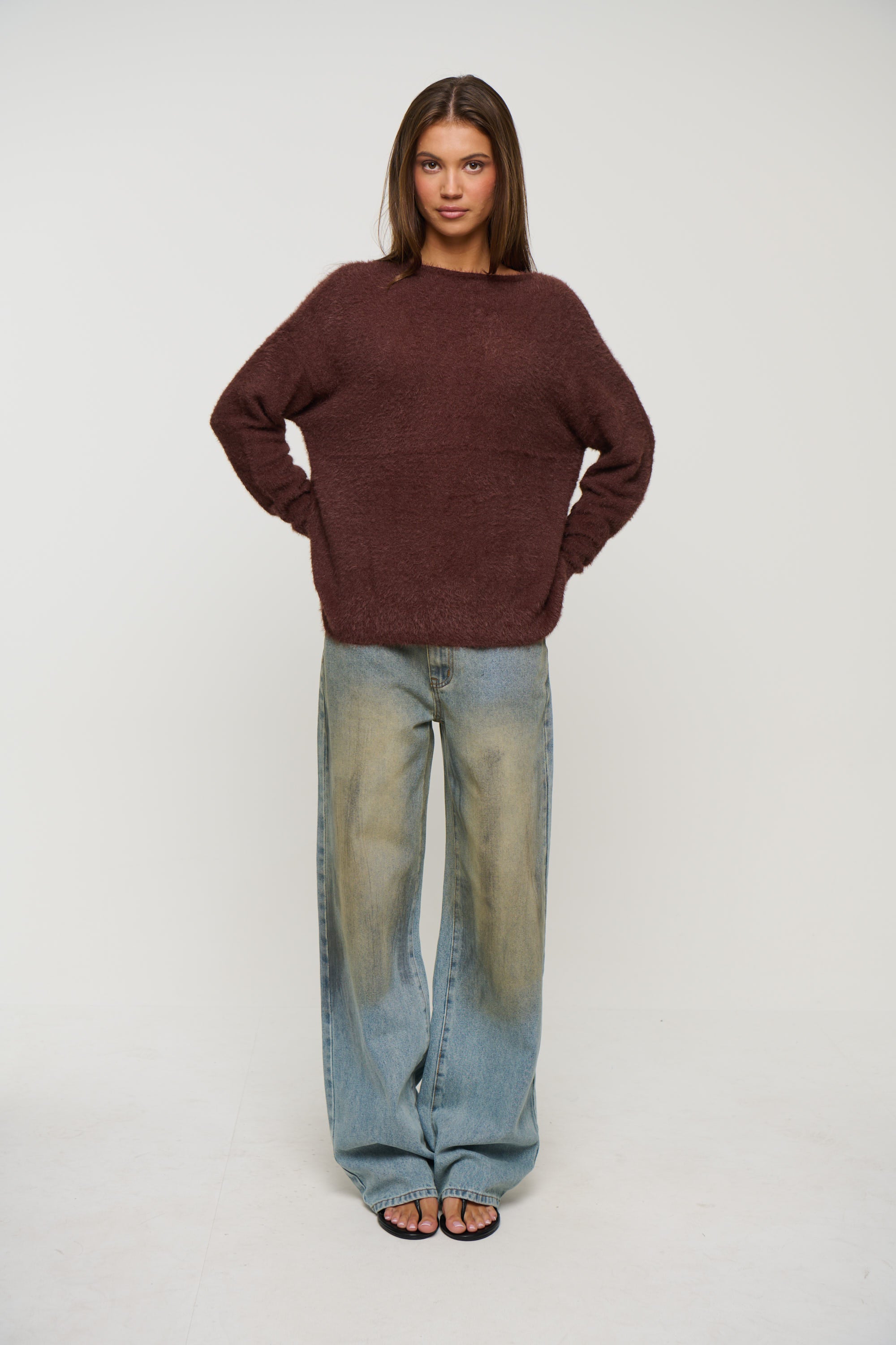 Lennox Jumper Chocolate