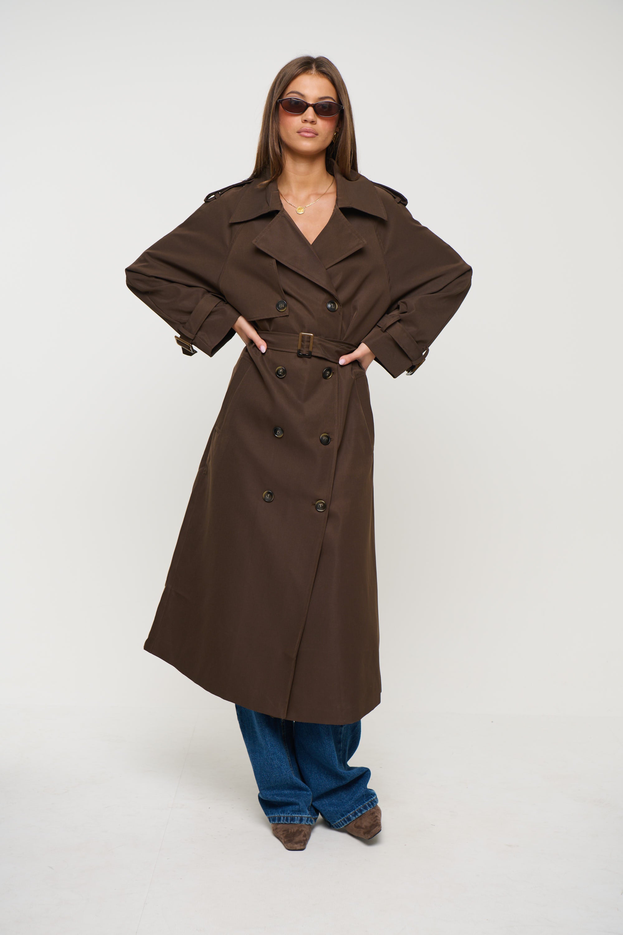 Ashton Trench Chocolate