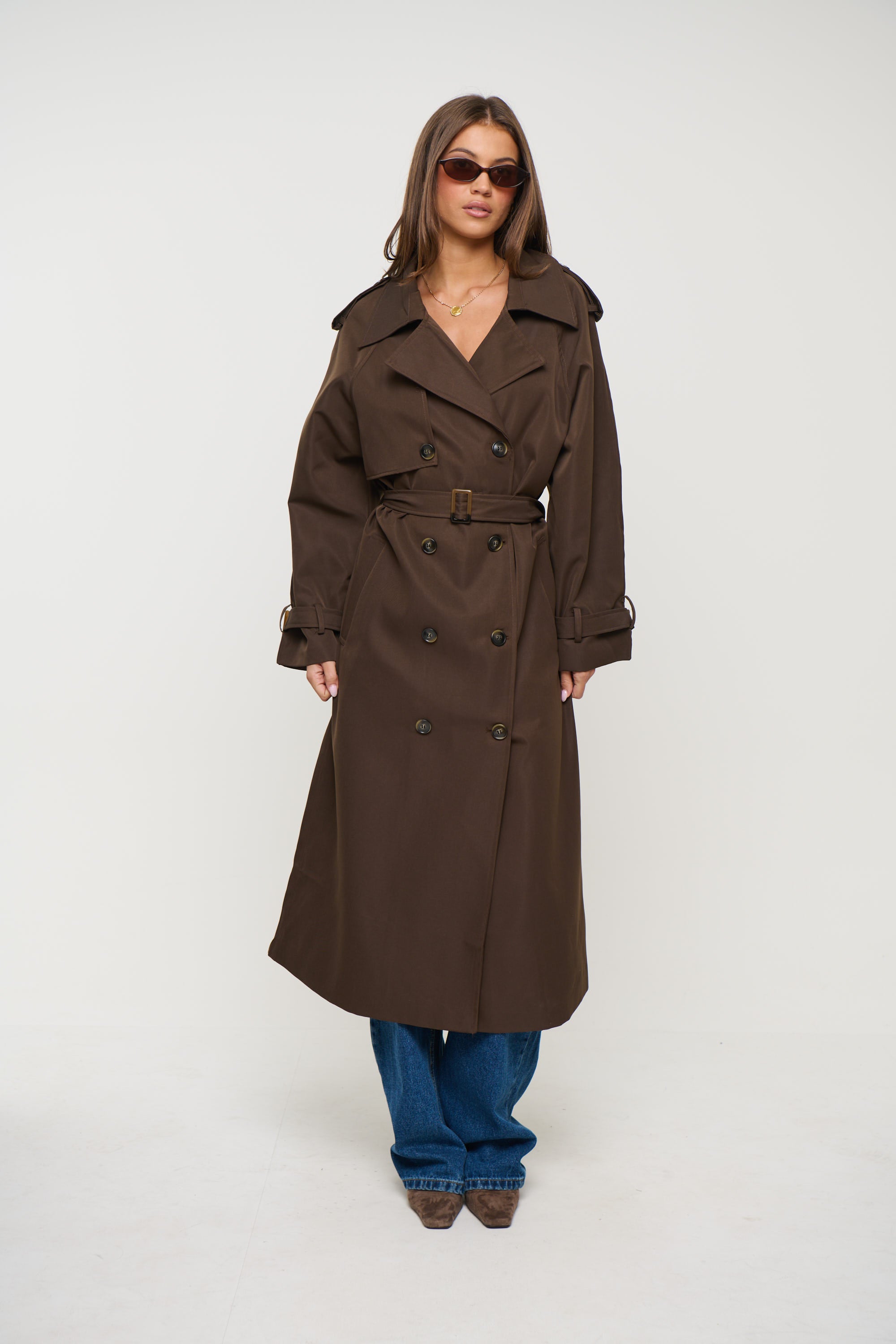 Ashton Trench Chocolate
