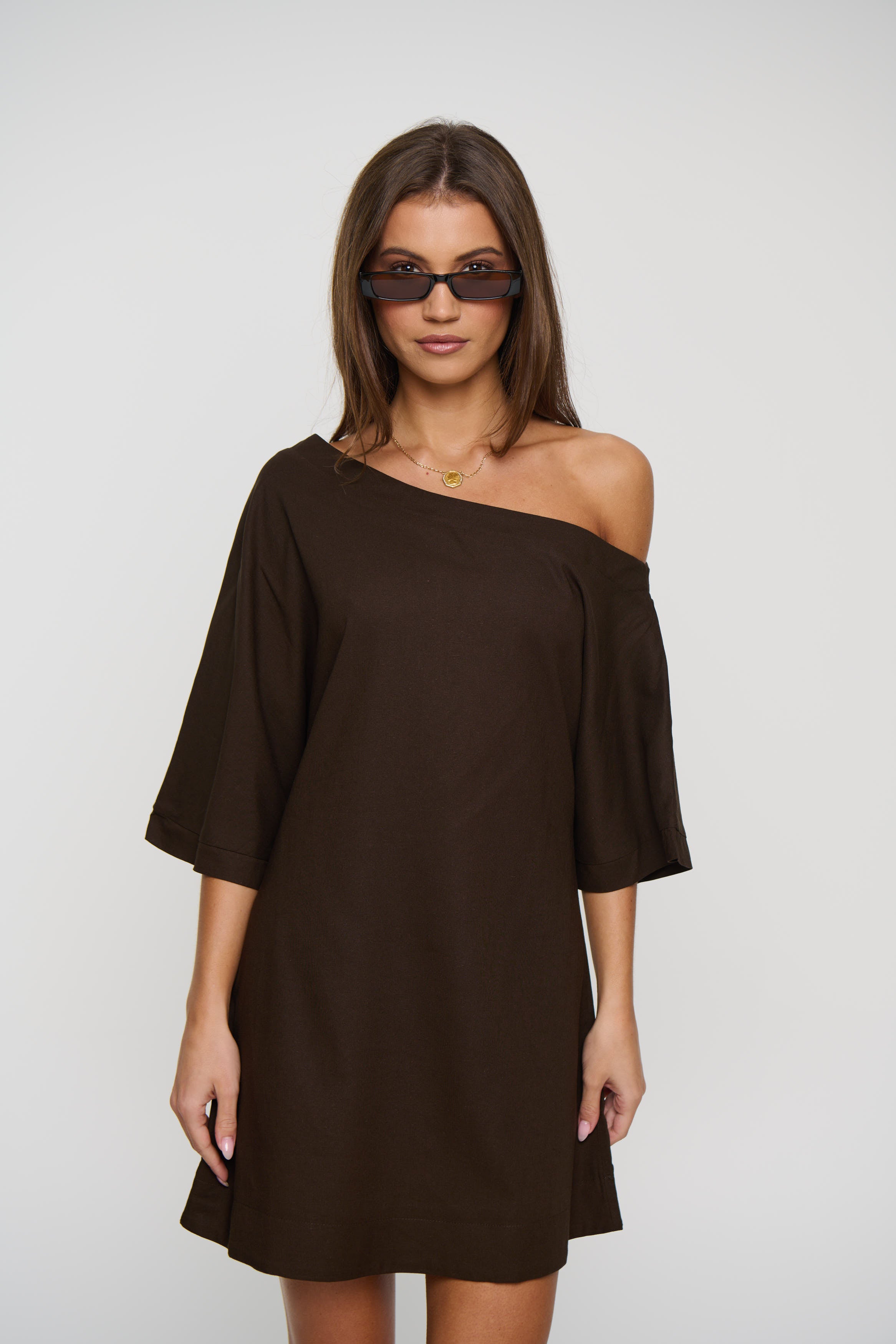 Dayne Dress Chocolate