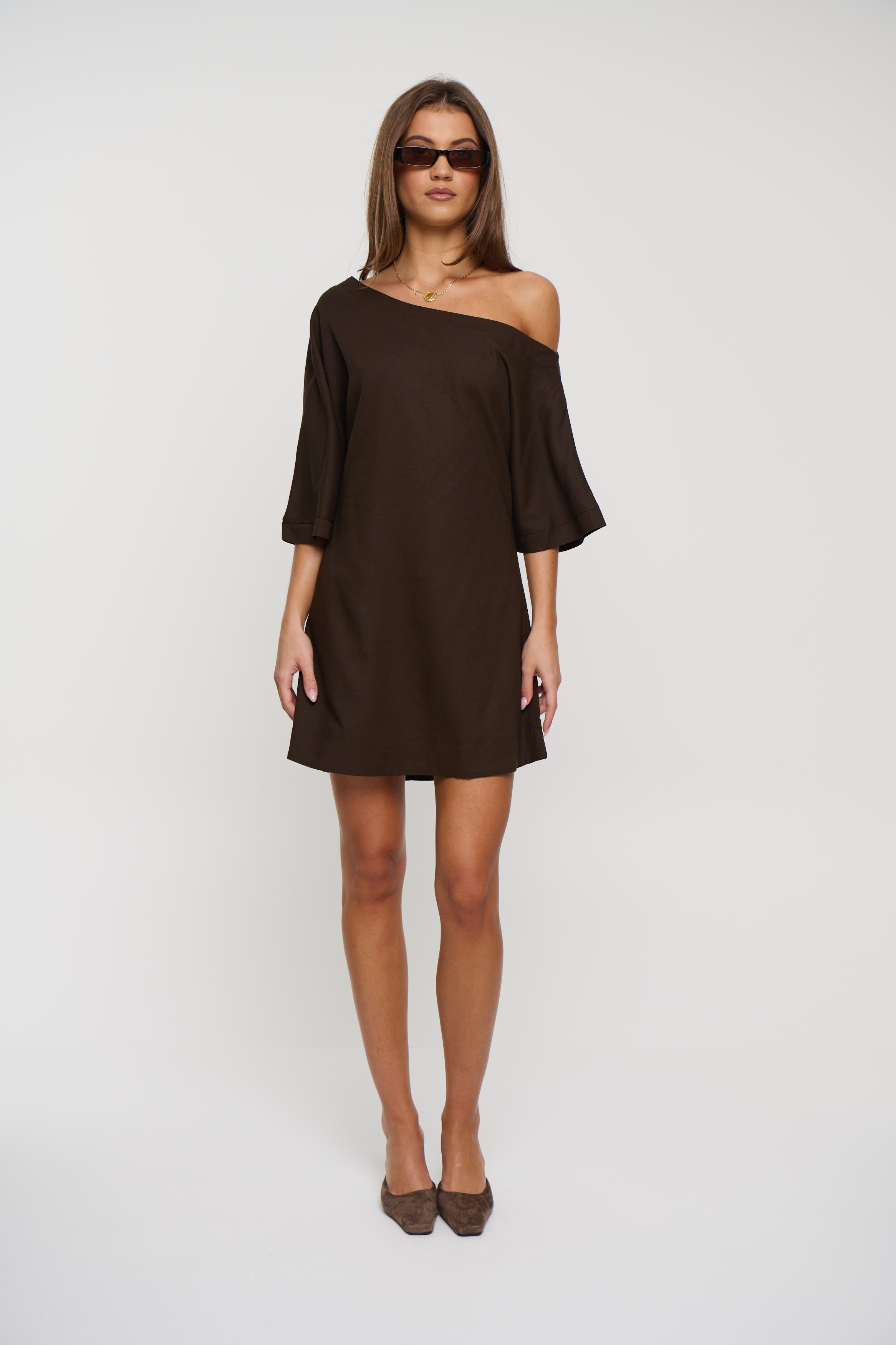 Dayne Dress Chocolate
