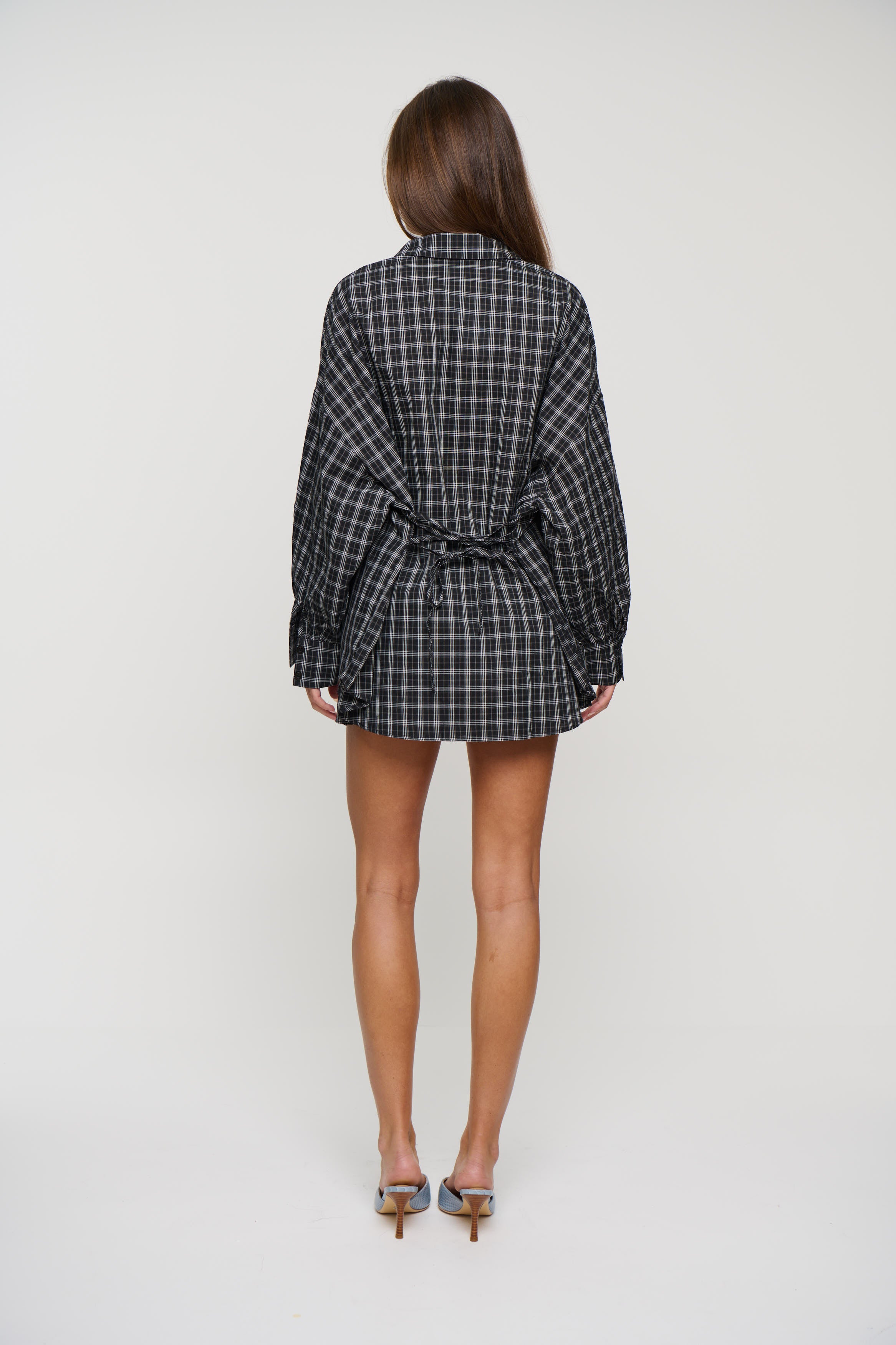 Rocky Shirt Set Black Plaid