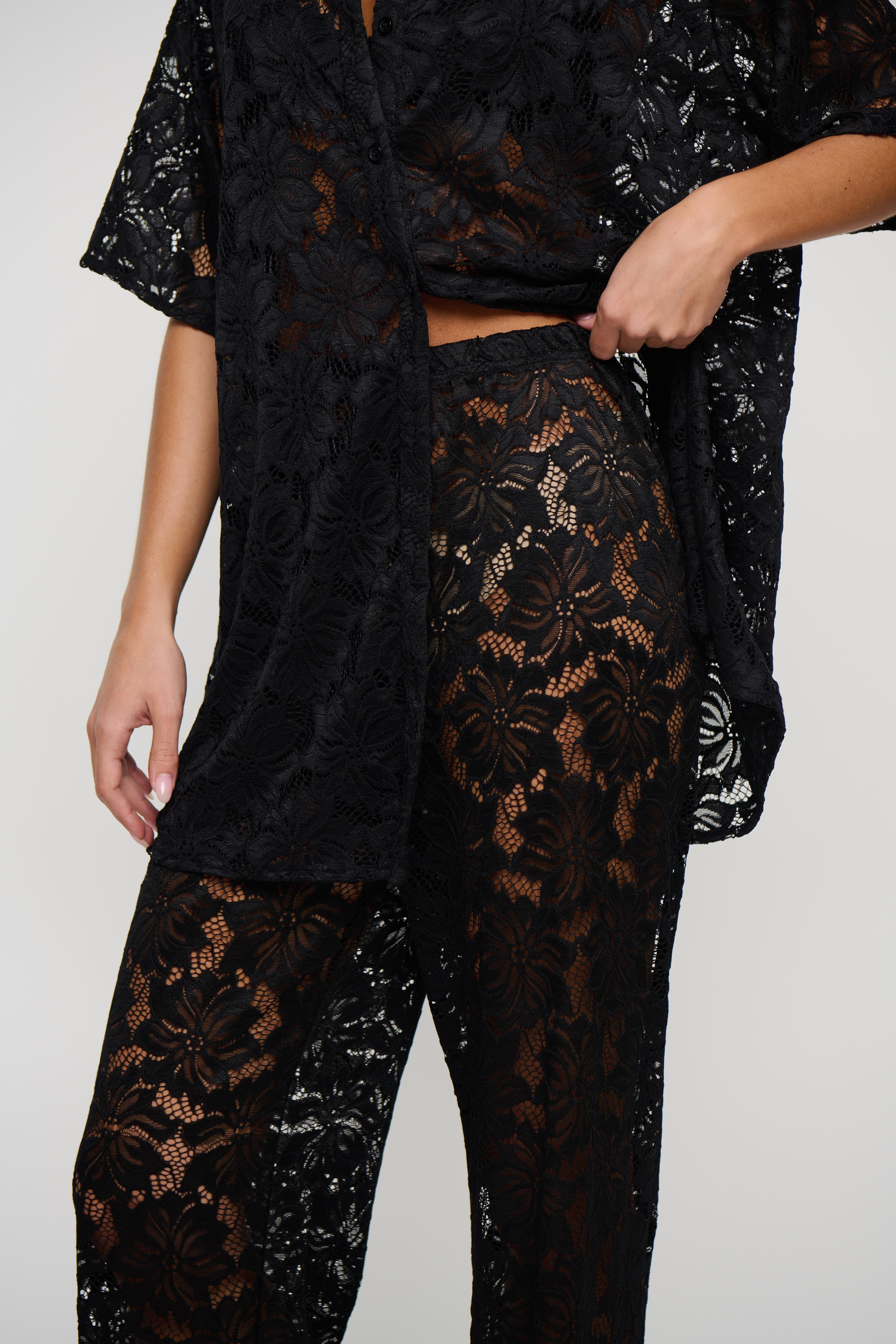 Irina Lace Set Black