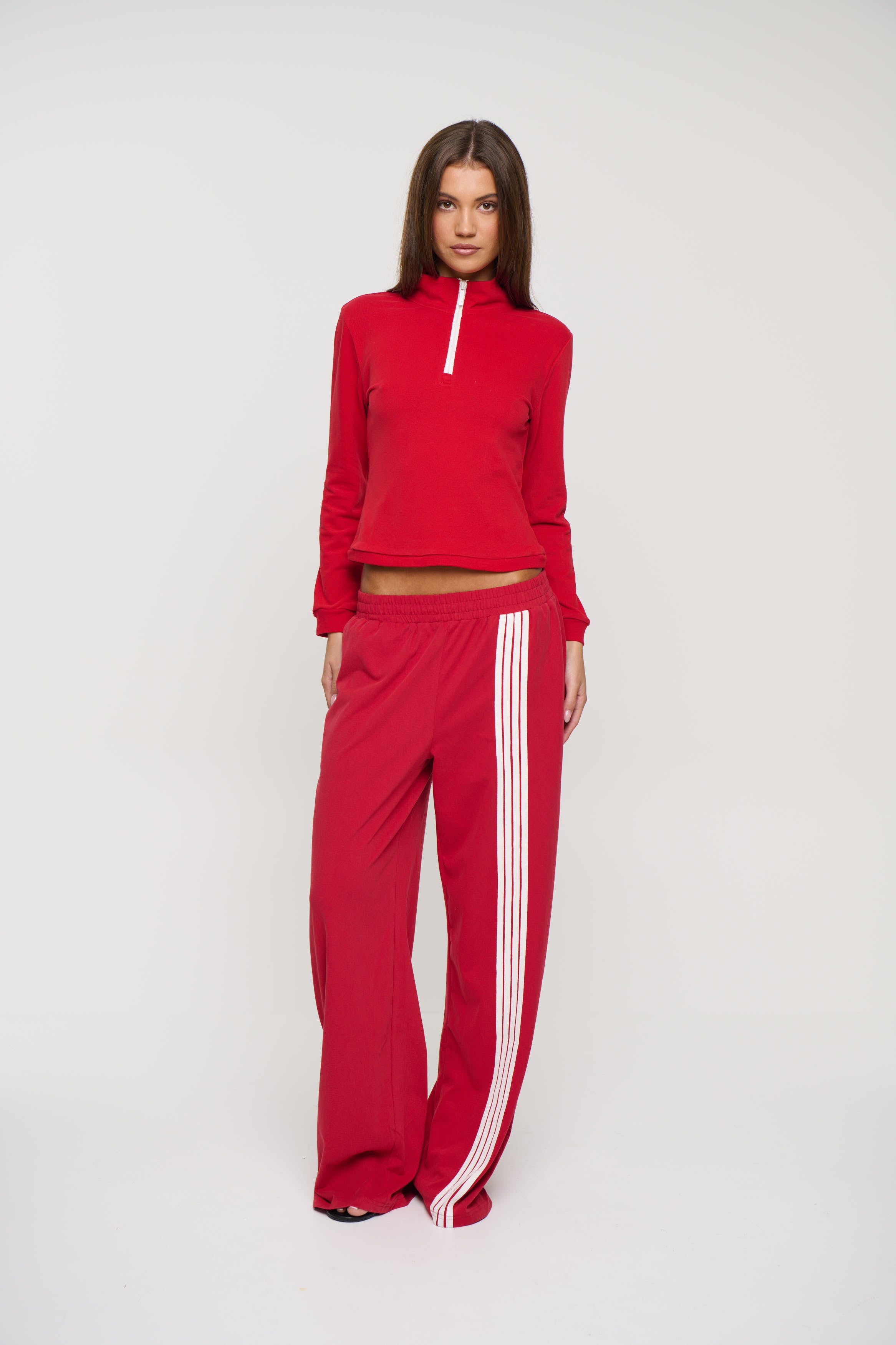 Mile High Long Sleeve Crimson