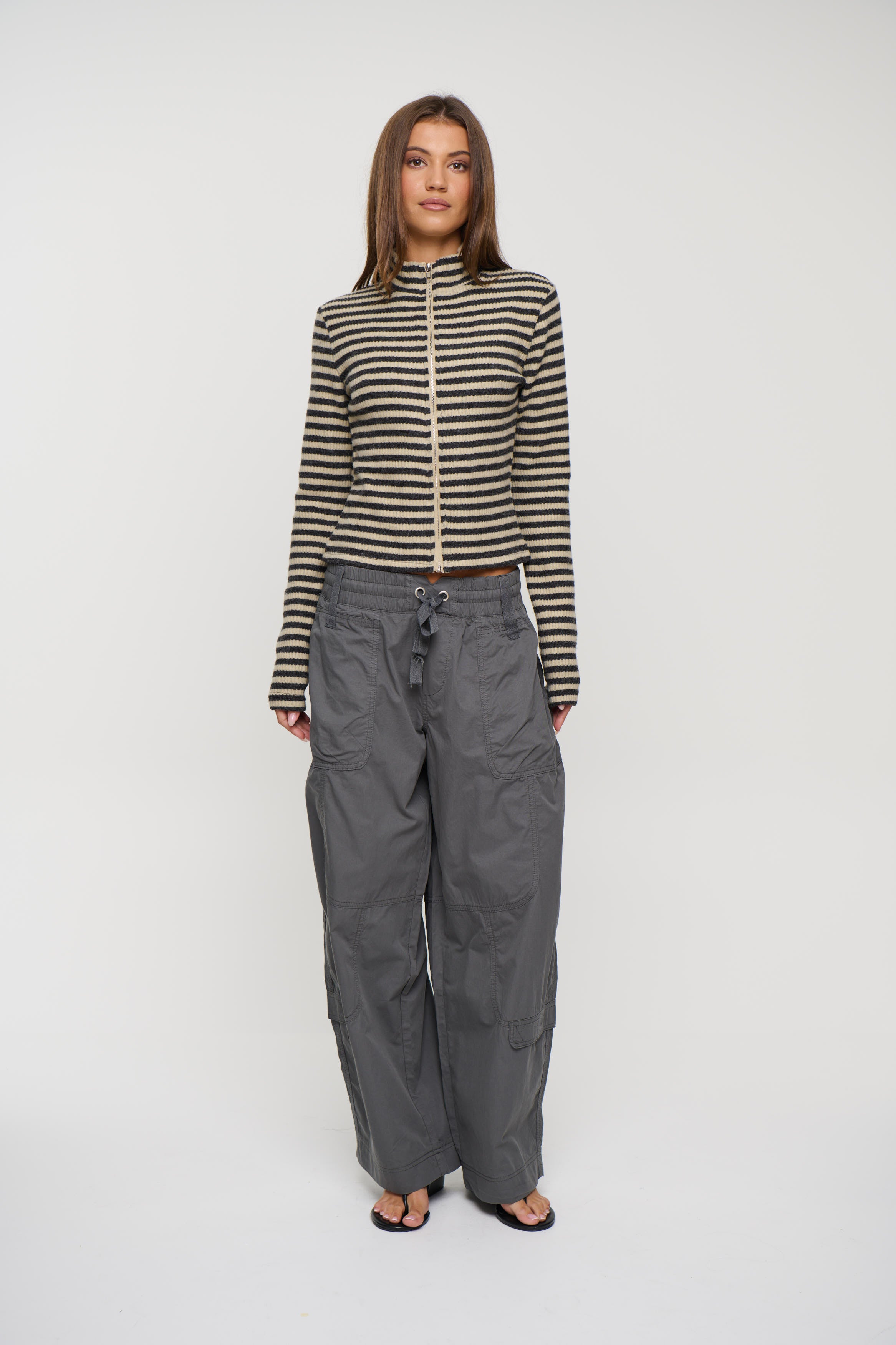 Apex Jacket Slate Stripe
