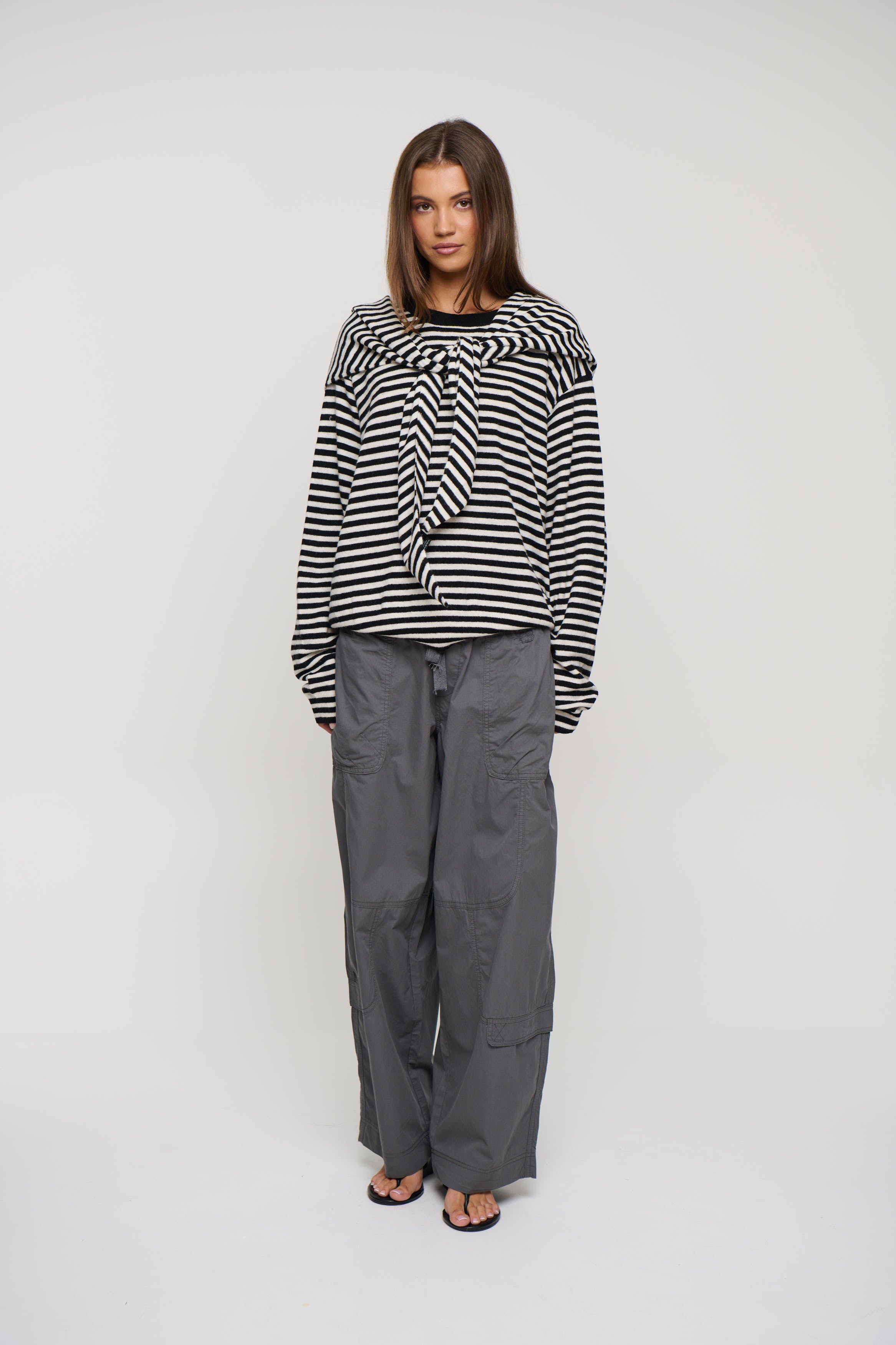 Olsen Knit Onyx Stripe