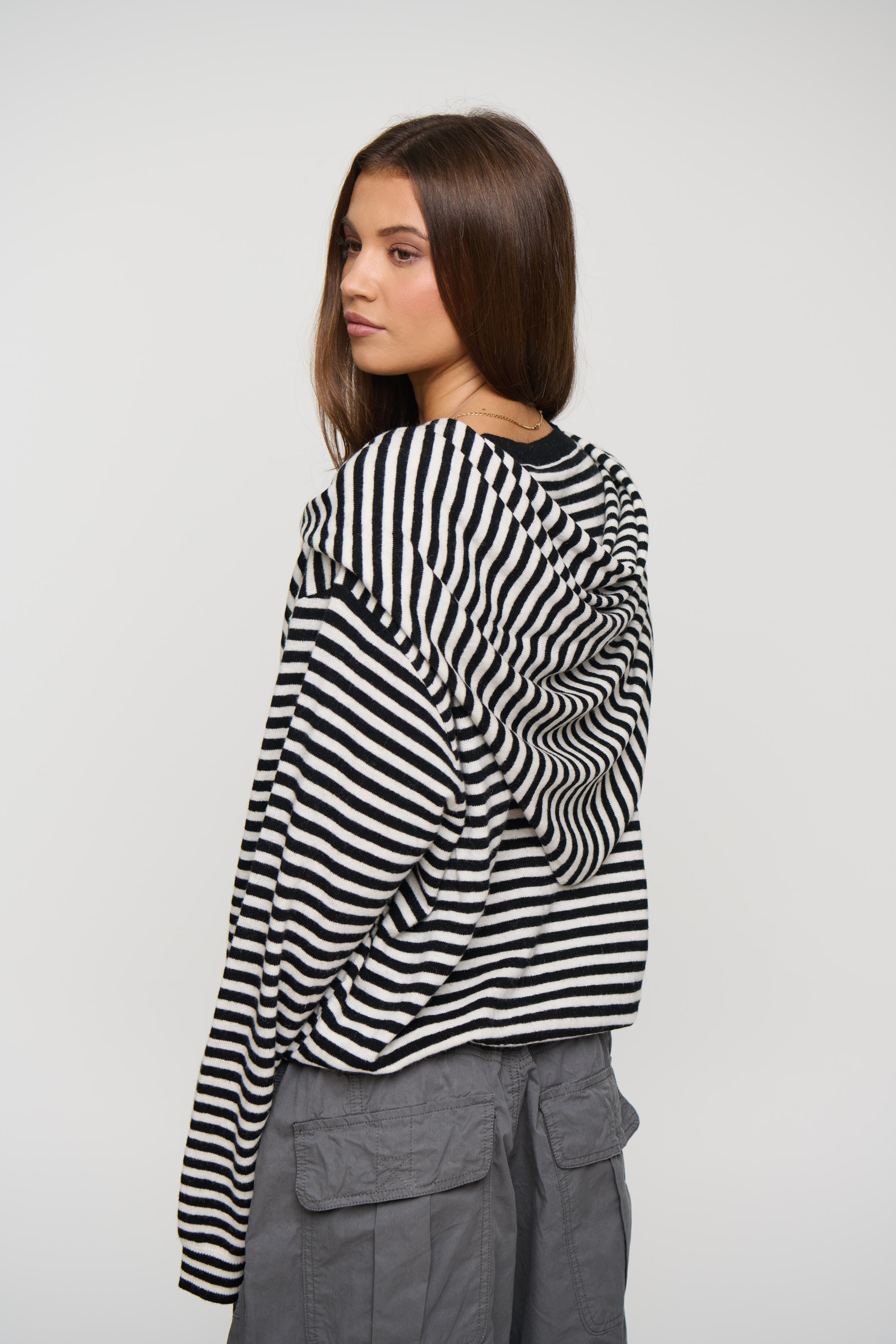 Olsen Knit Onyx Stripe