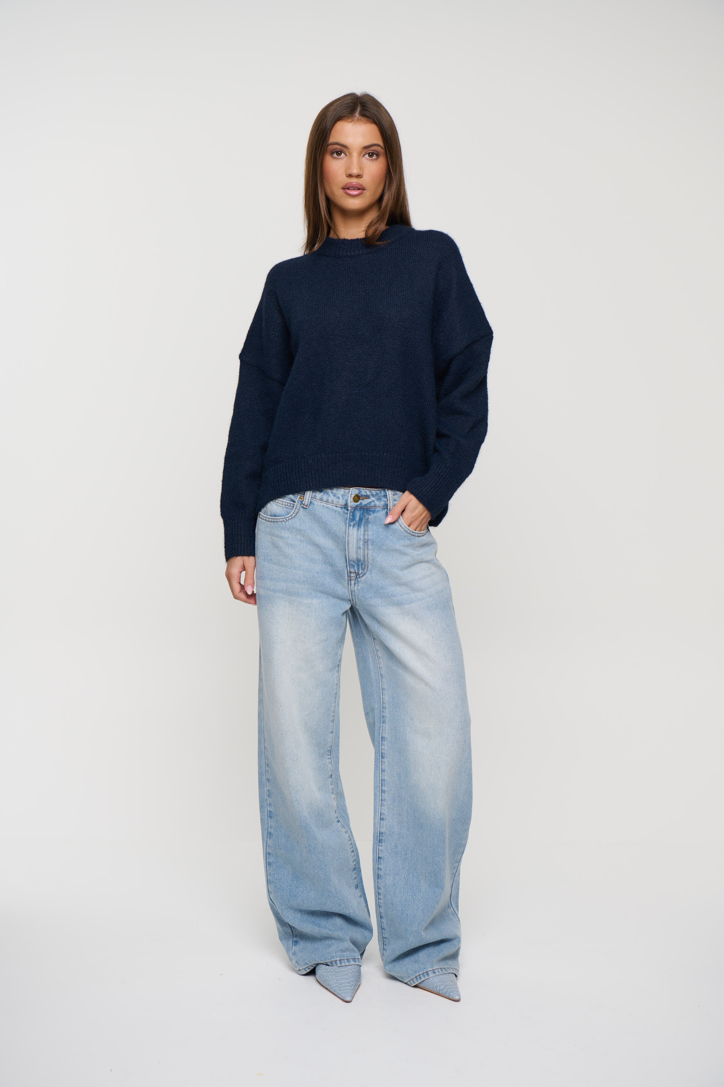 Tama Knit Jumper Navy