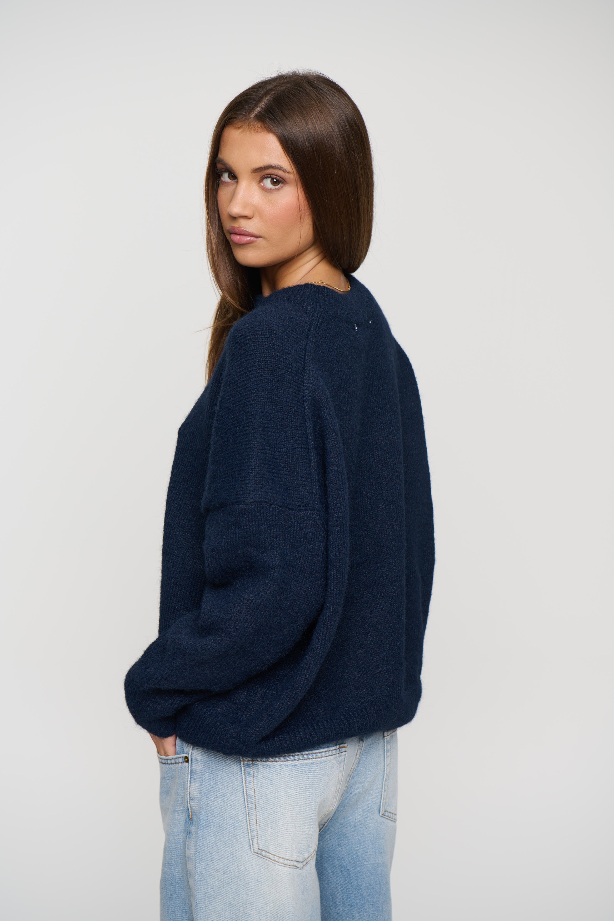 Tama Knit Jumper Navy