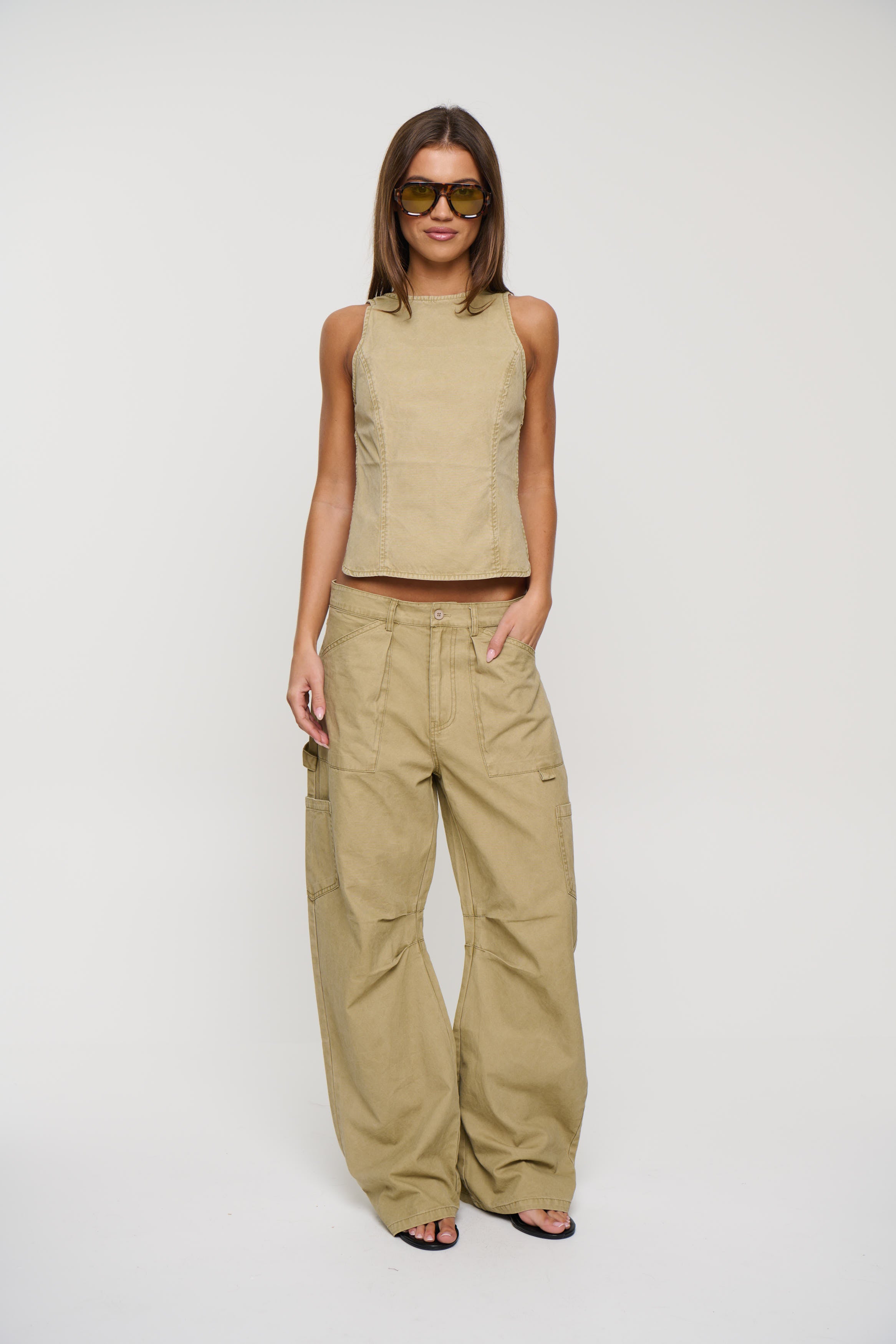 Miami Vice Pant Tan