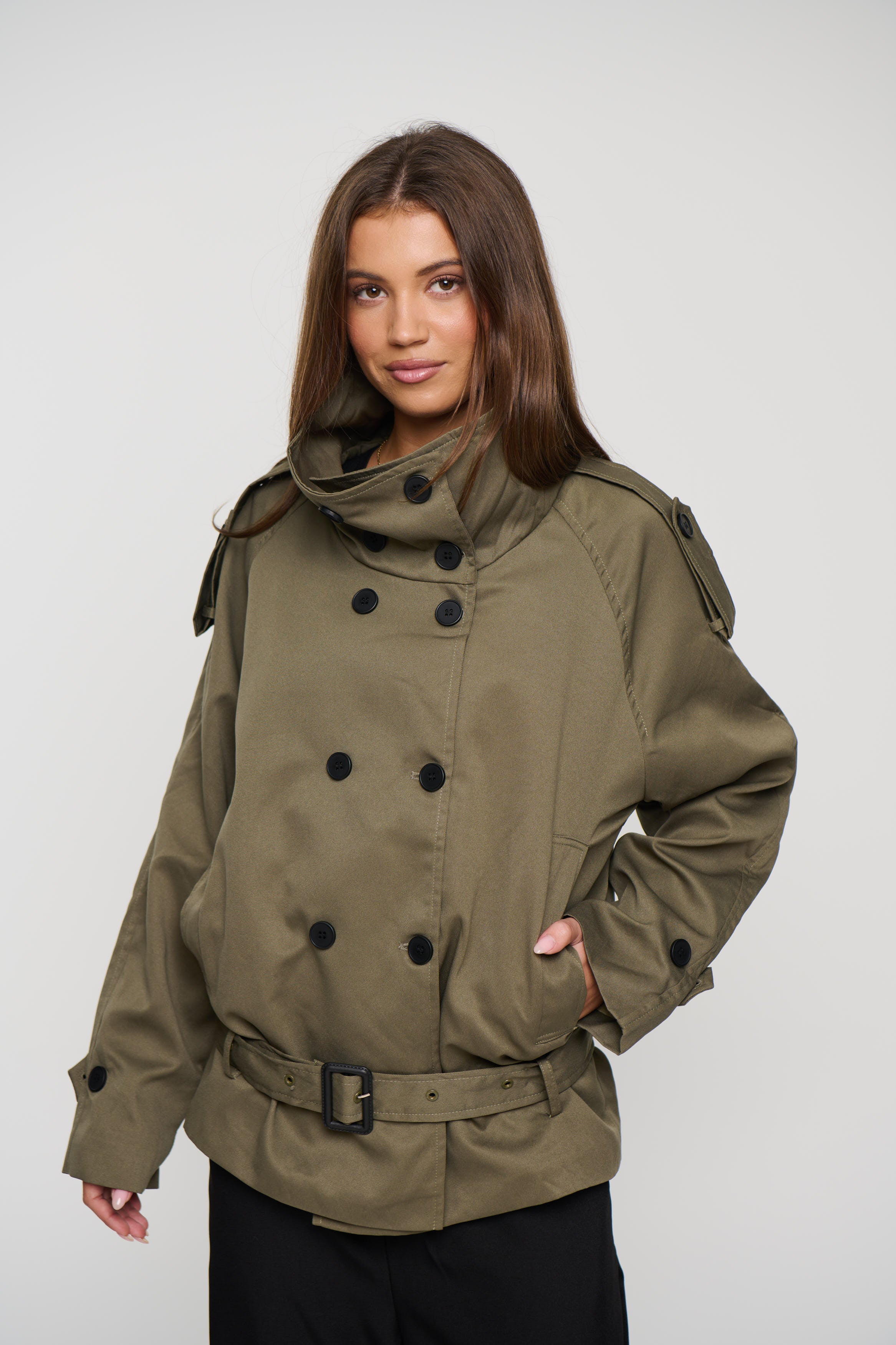 Alessia Trench Khaki