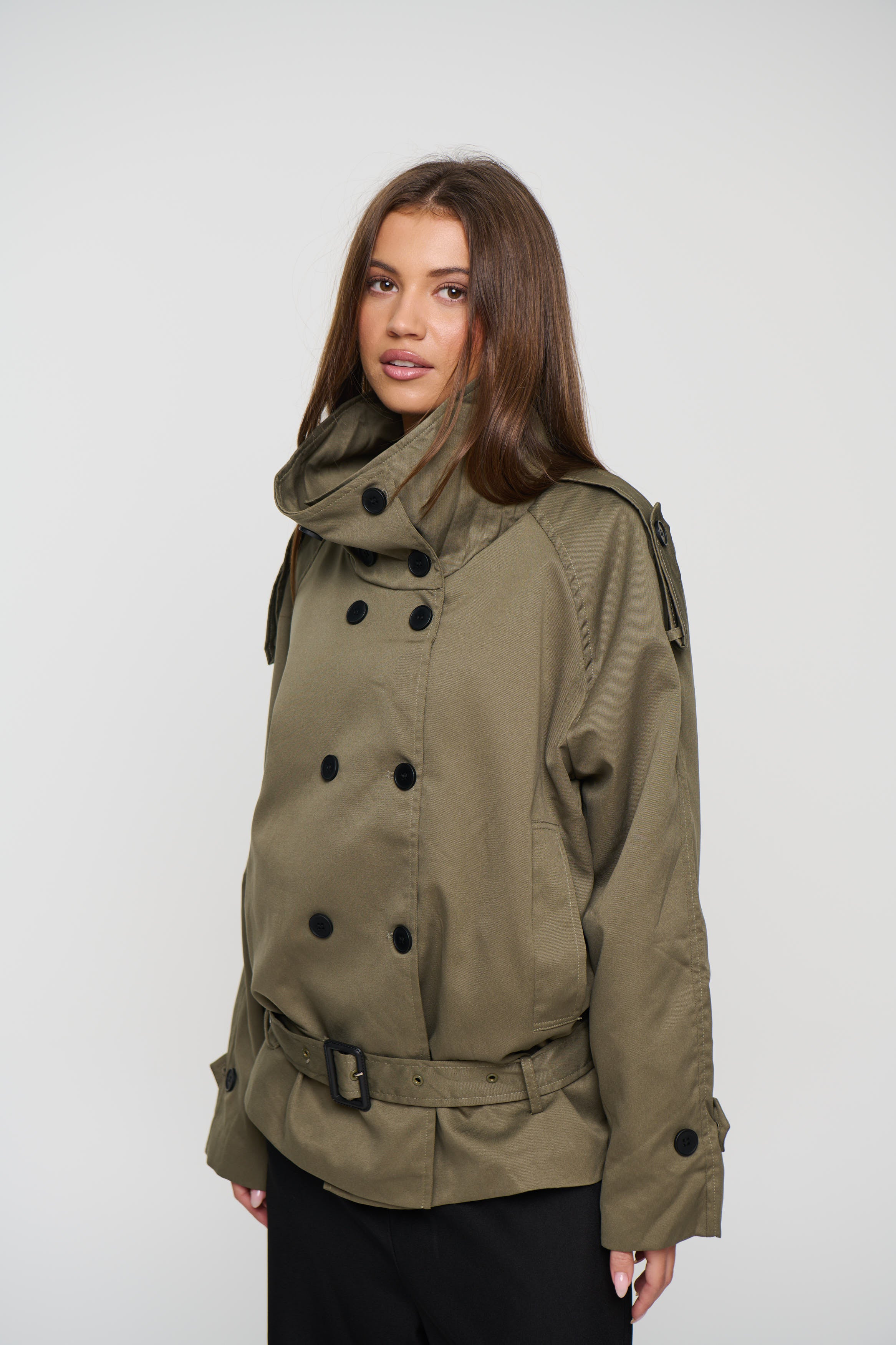 Alessia Trench Khaki