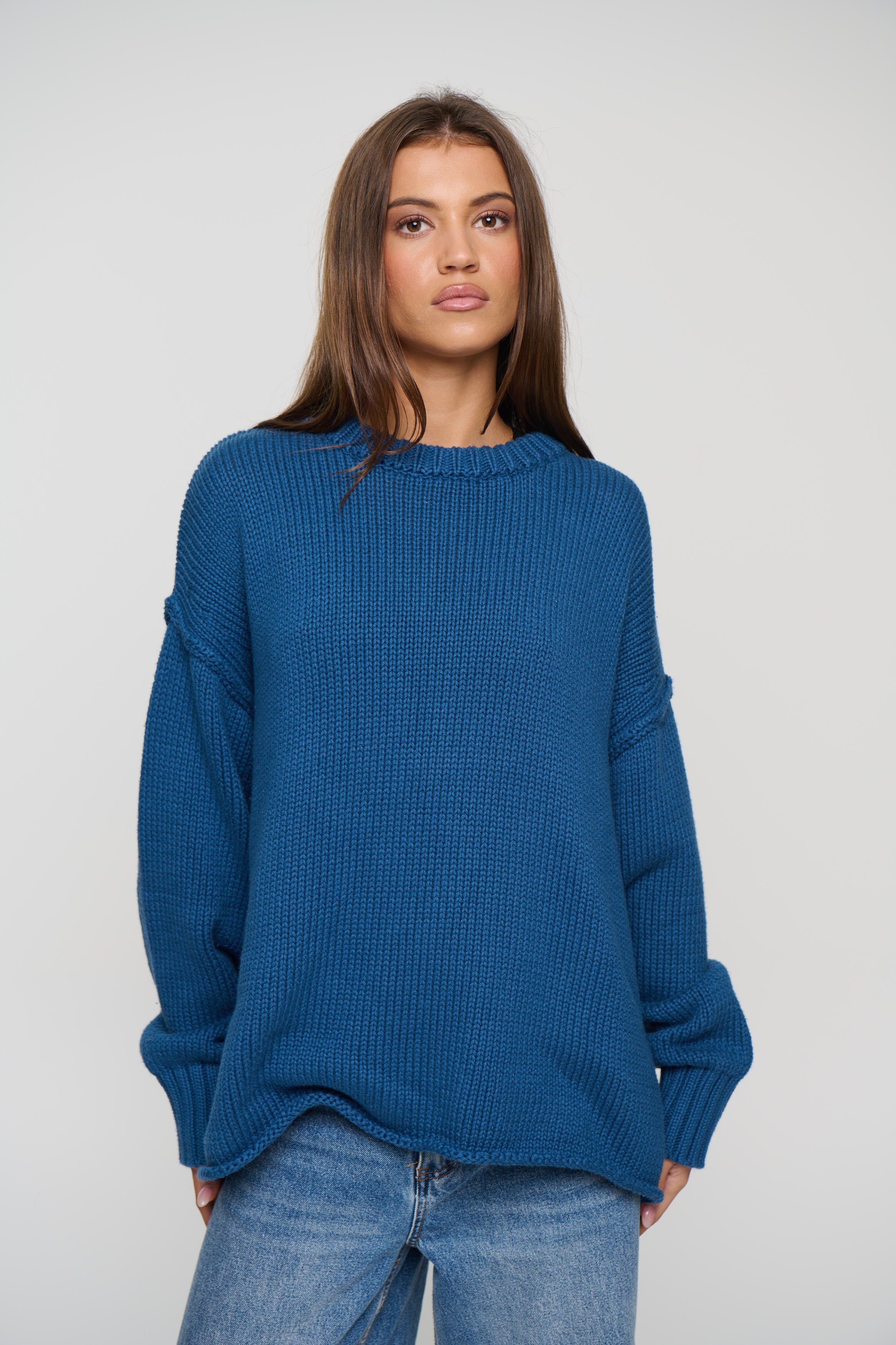 Nikova Knit Jumper Ocean