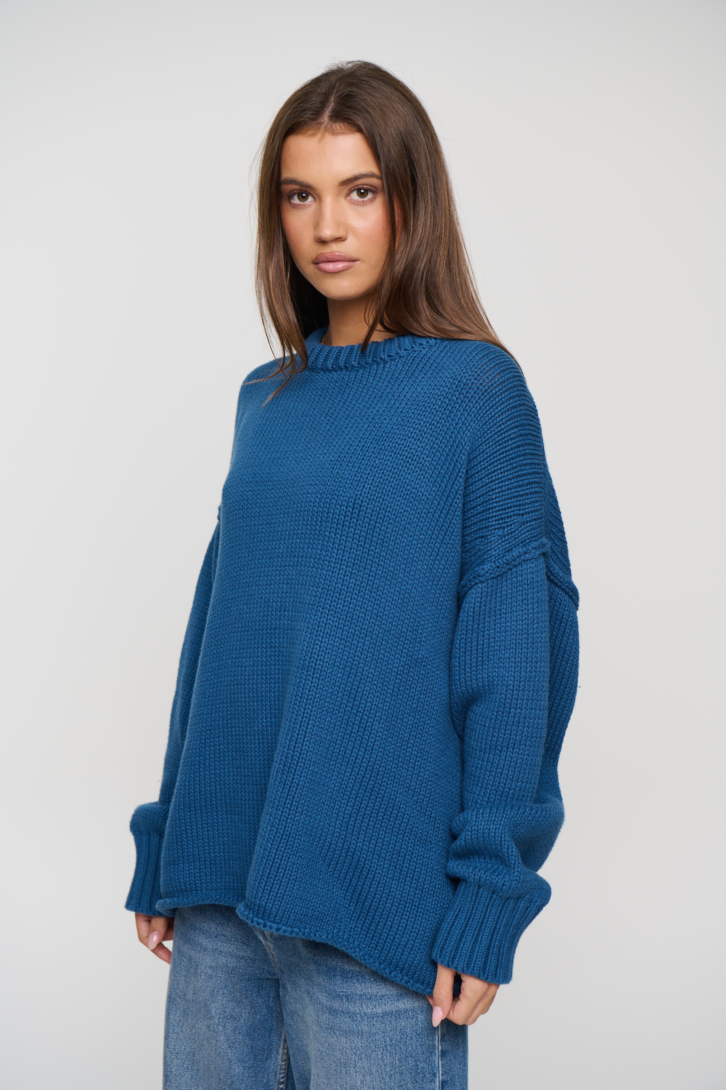 Nikova Knit Jumper Ocean