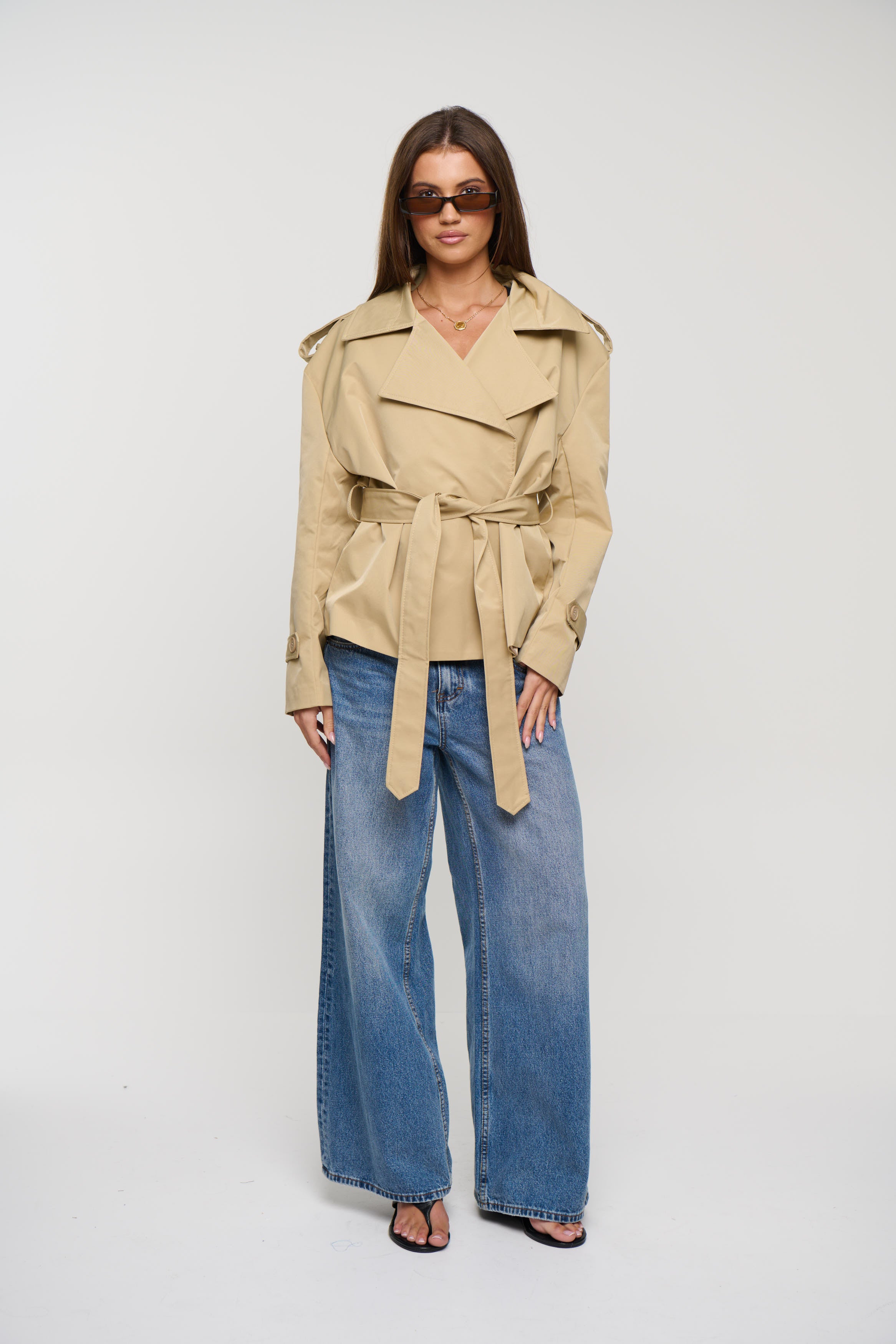Aston Trench Beige
