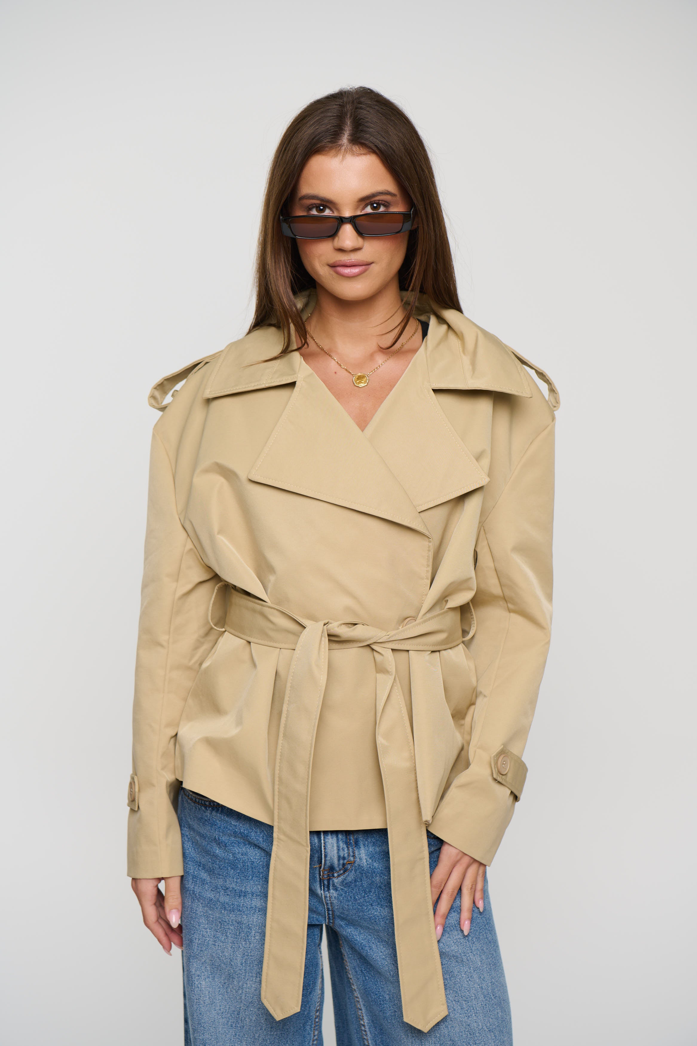 Aston Trench Beige