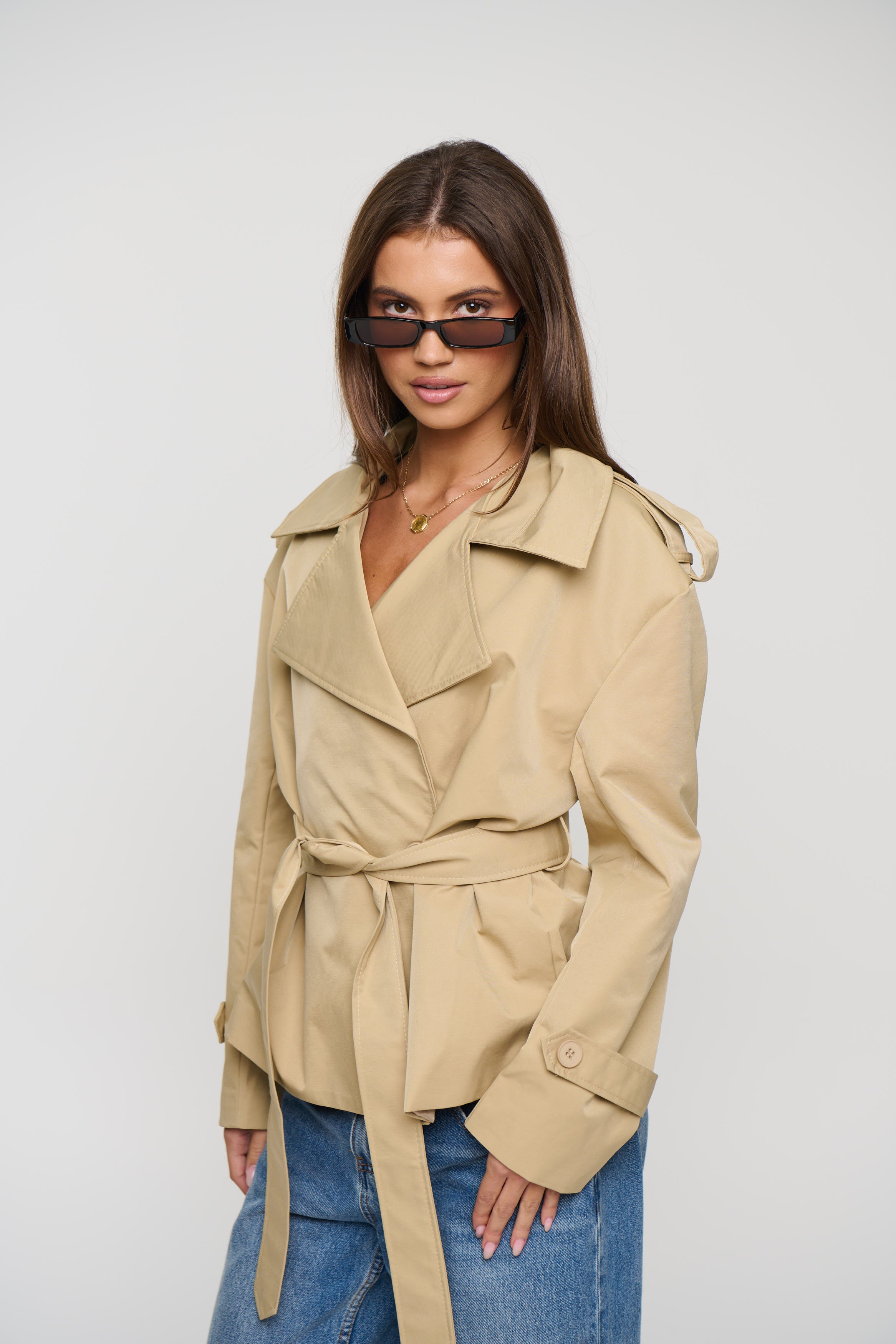 Aston Trench Beige