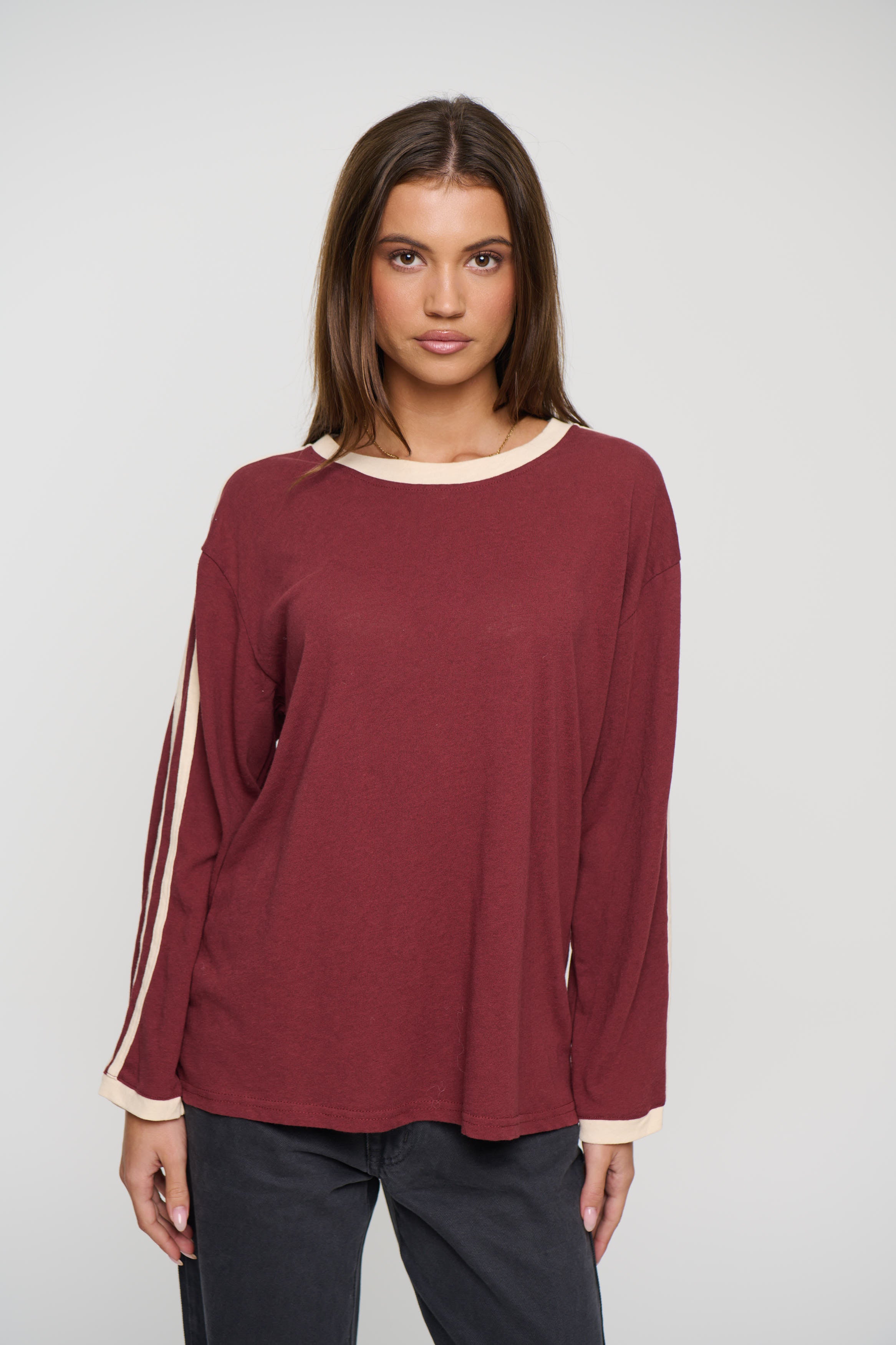 Hollis Long Sleeve Wine