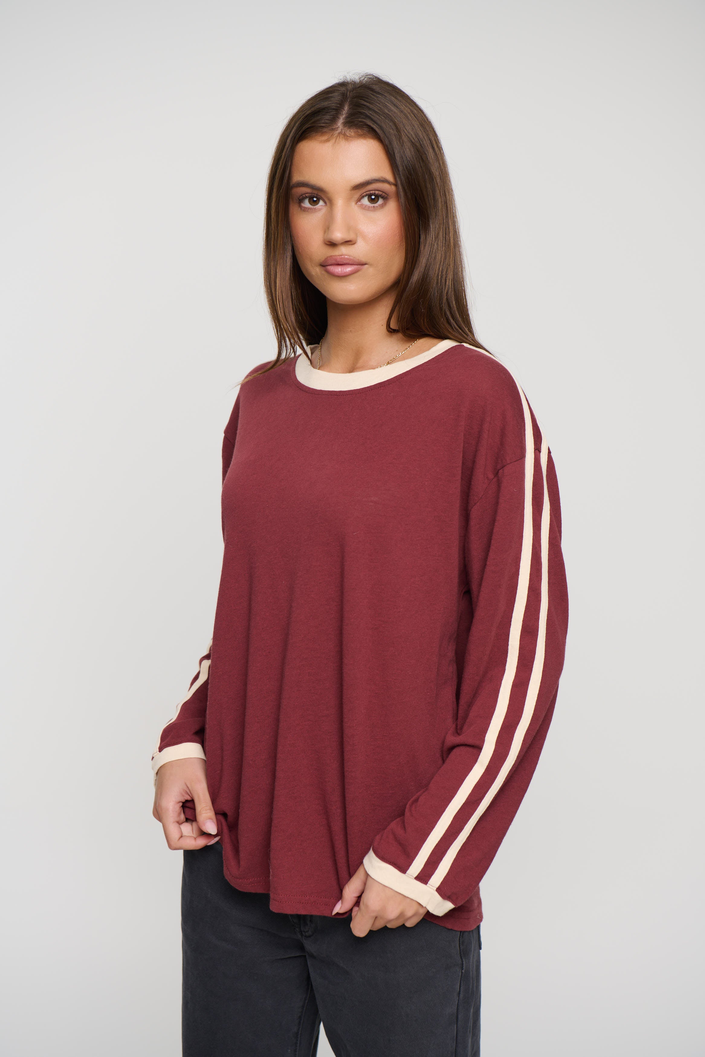Hollis Long Sleeve Wine