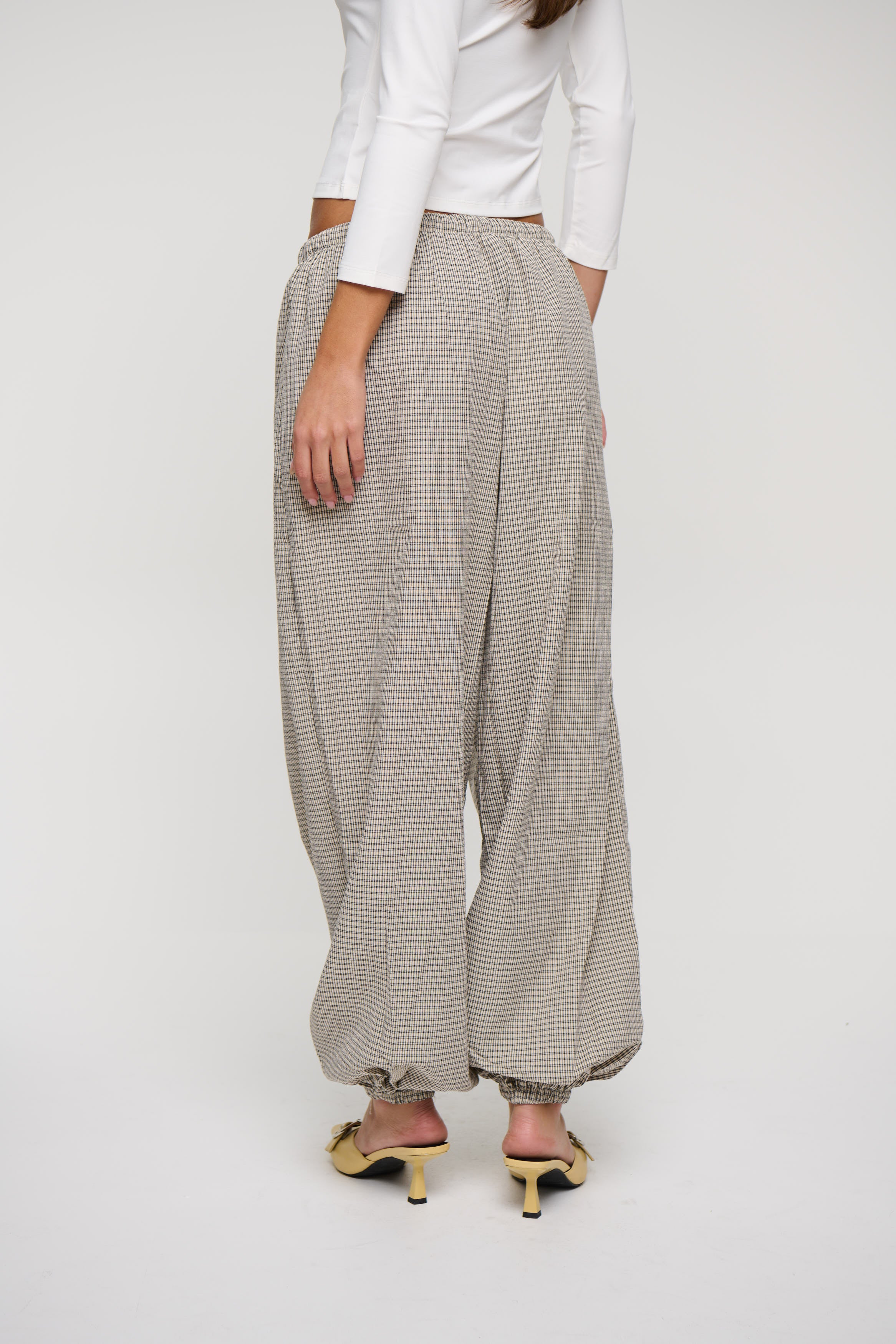 Oasis Pant Beige Check