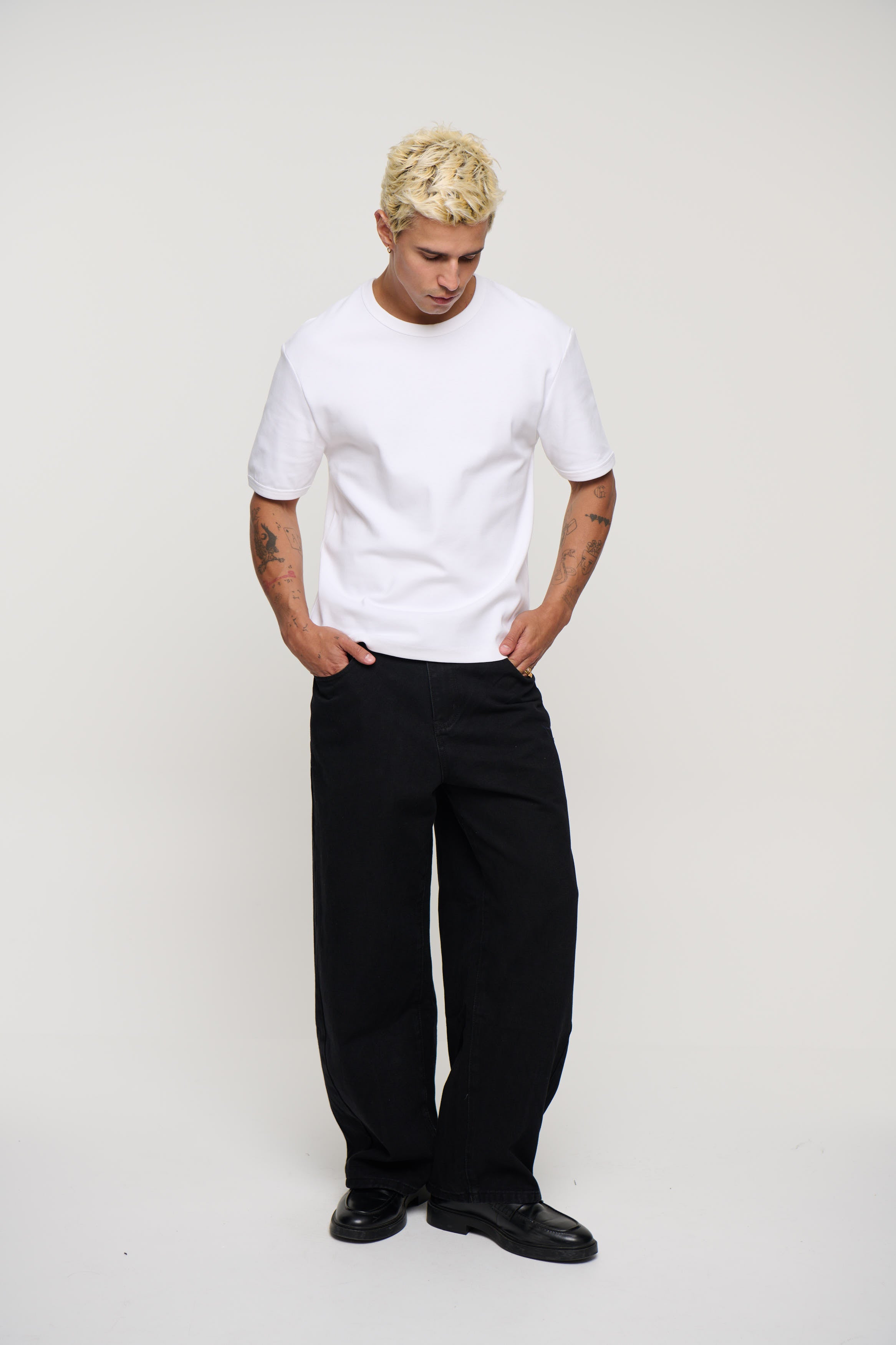 Kyle Wide Denim Black