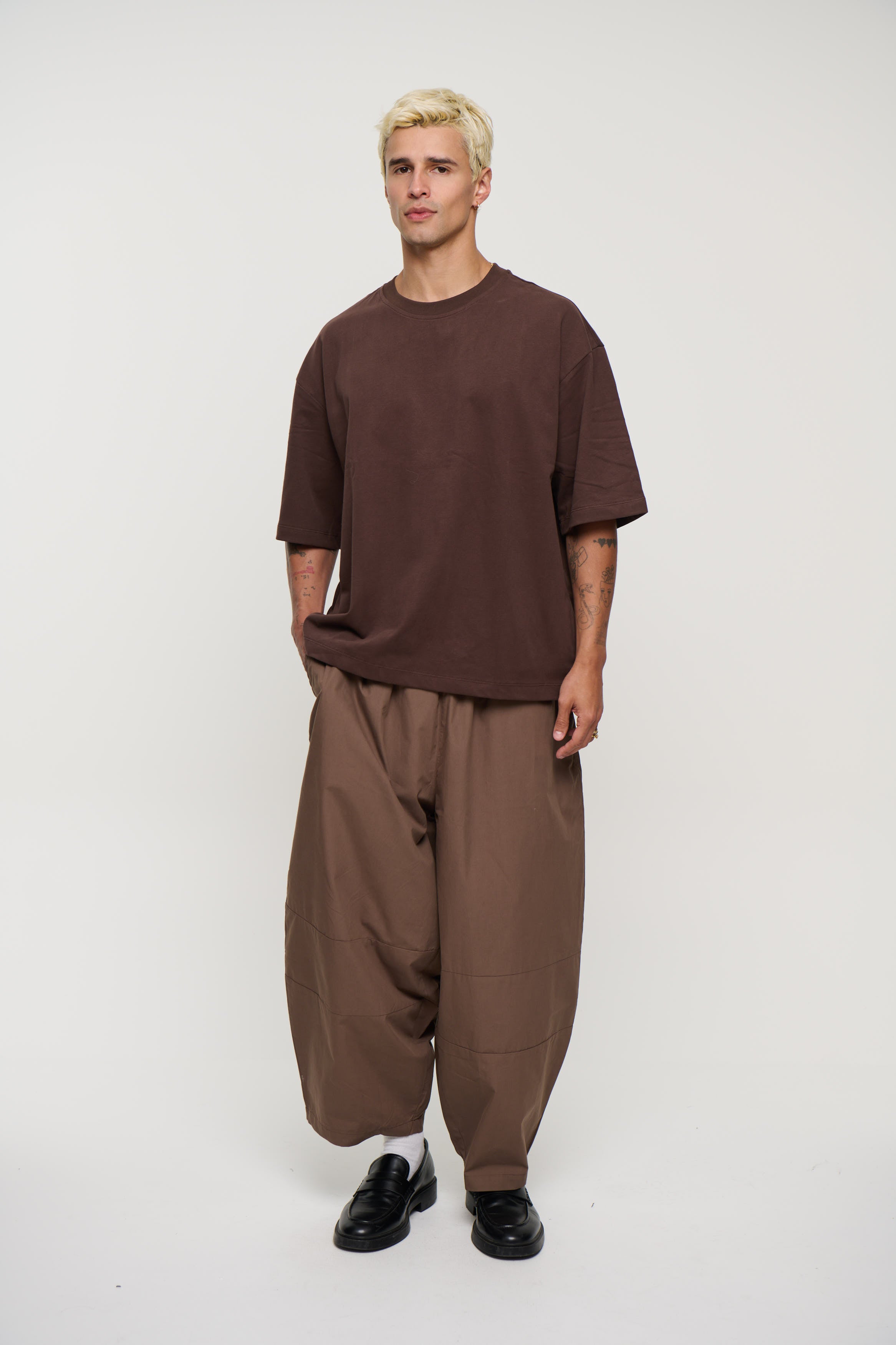 230G Cotton Premium Tee Choc