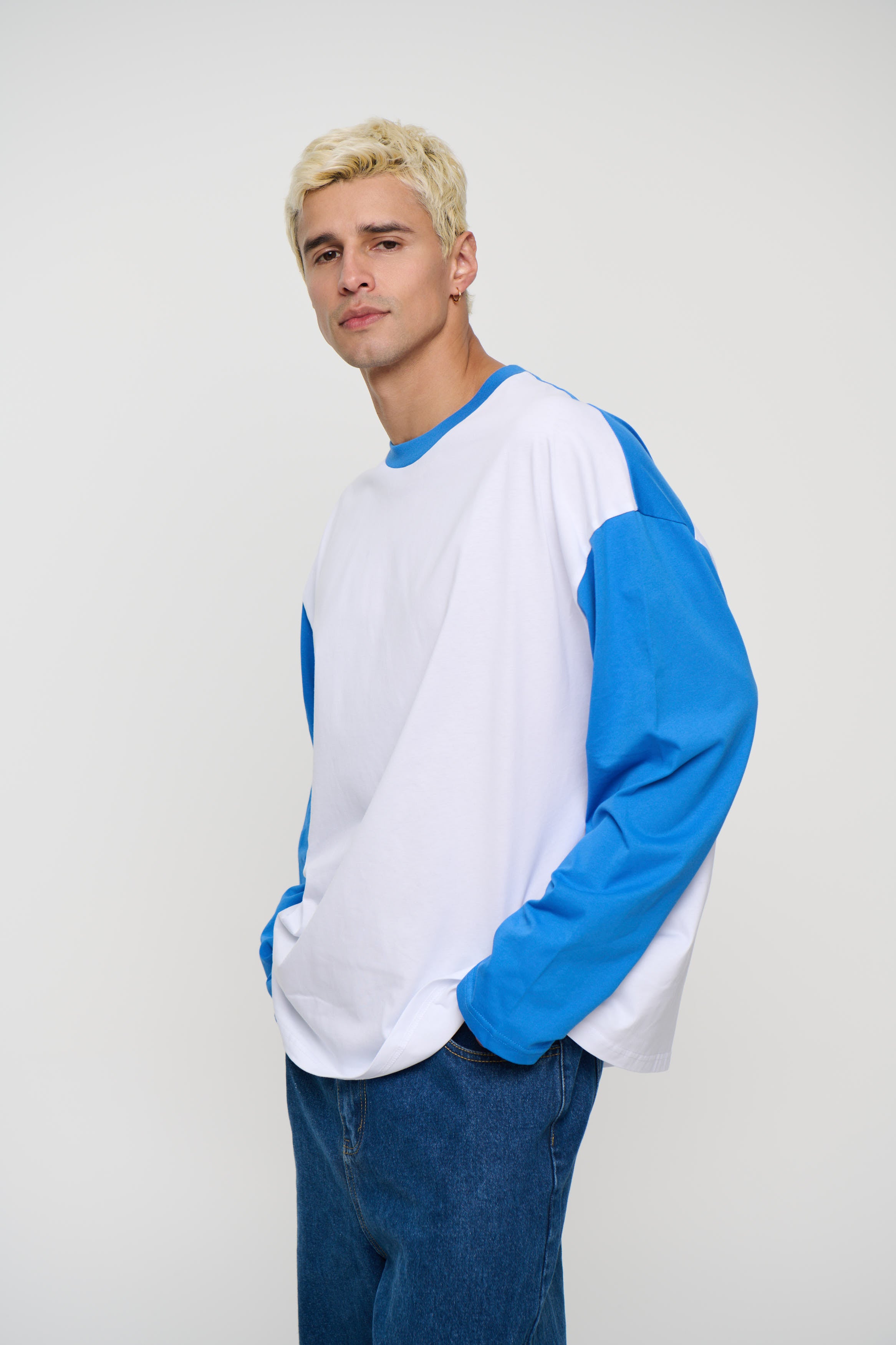 Raglan Long Sleeve Blue