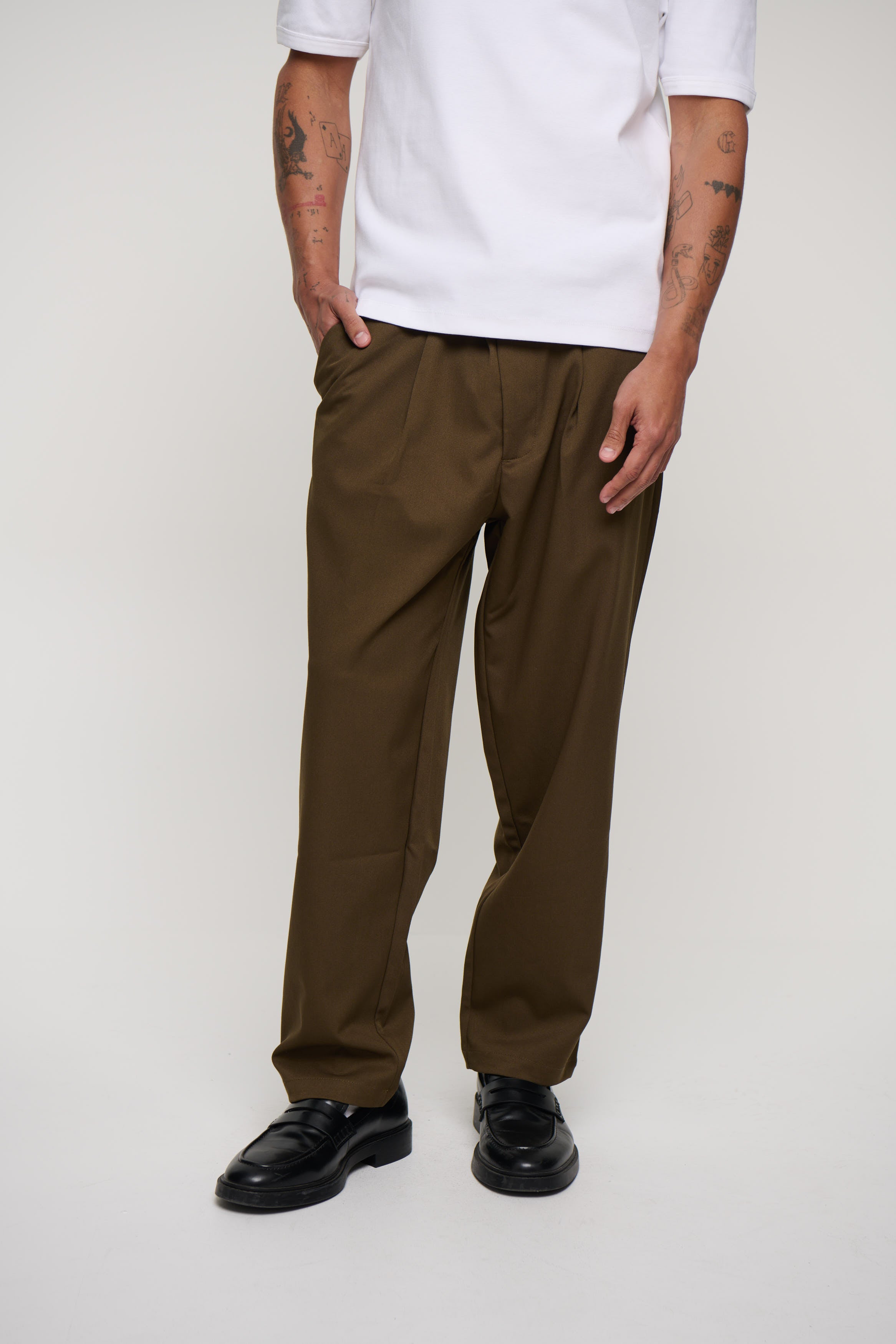 Luke Flow Pant Choc