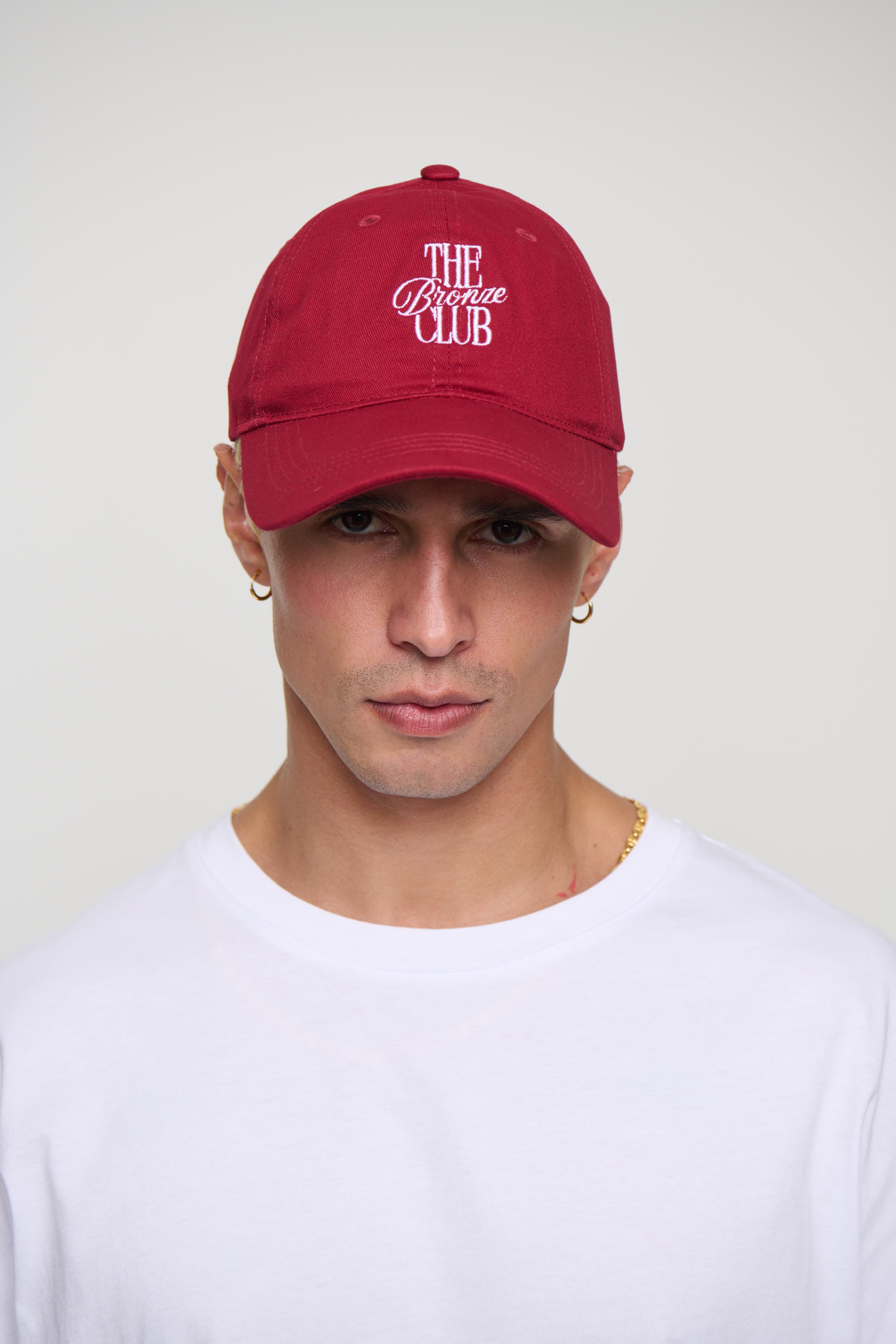 College Cap Bronze Club Carmine