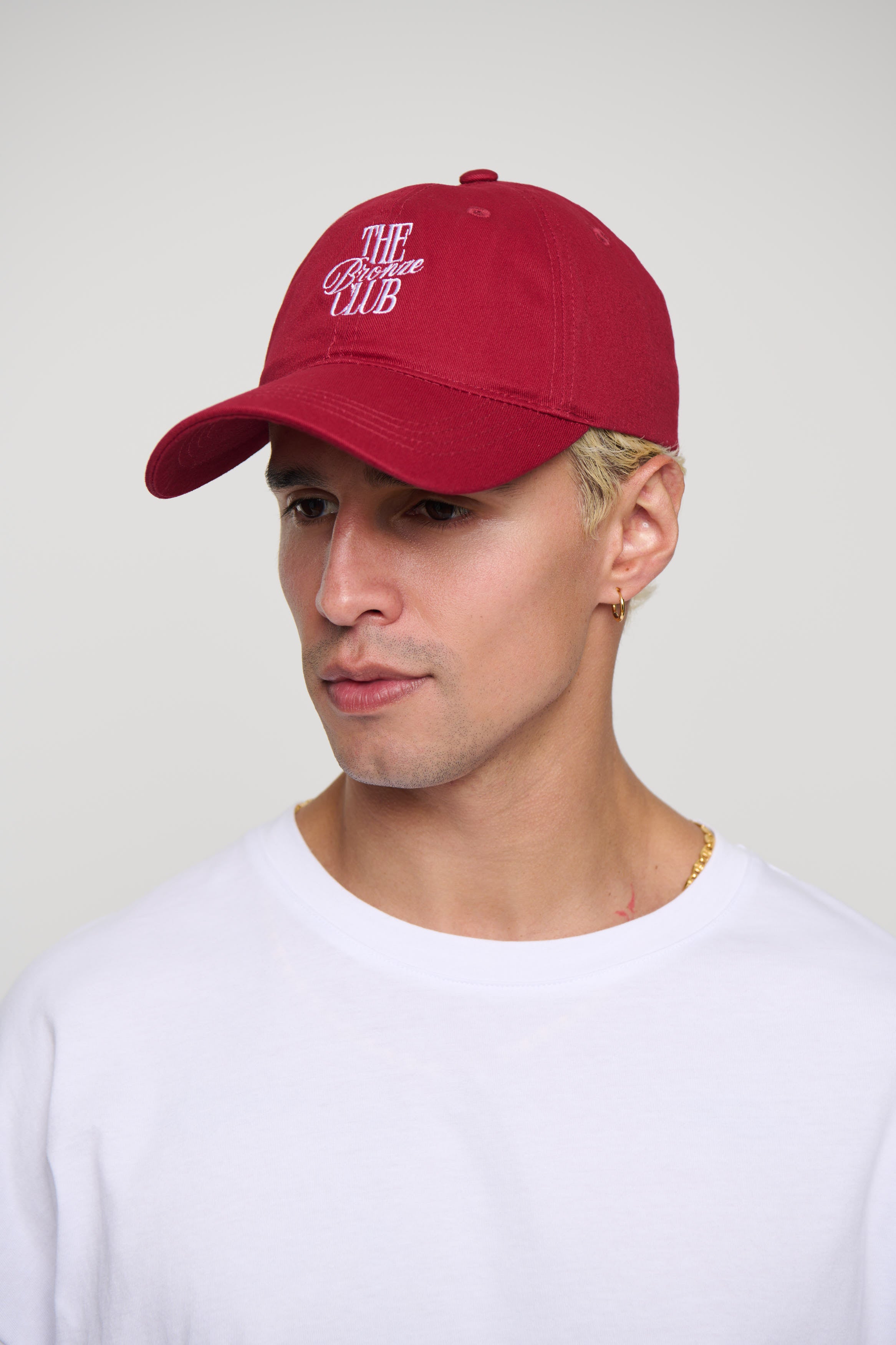 College Cap Bronze Club Carmine