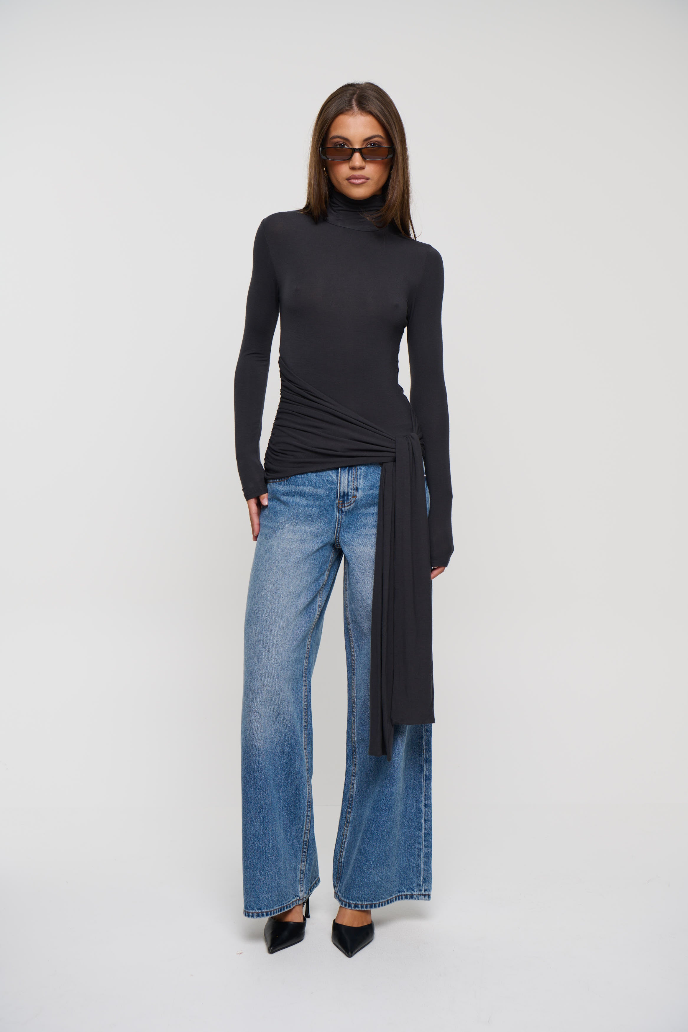 Isley Top Charcoal