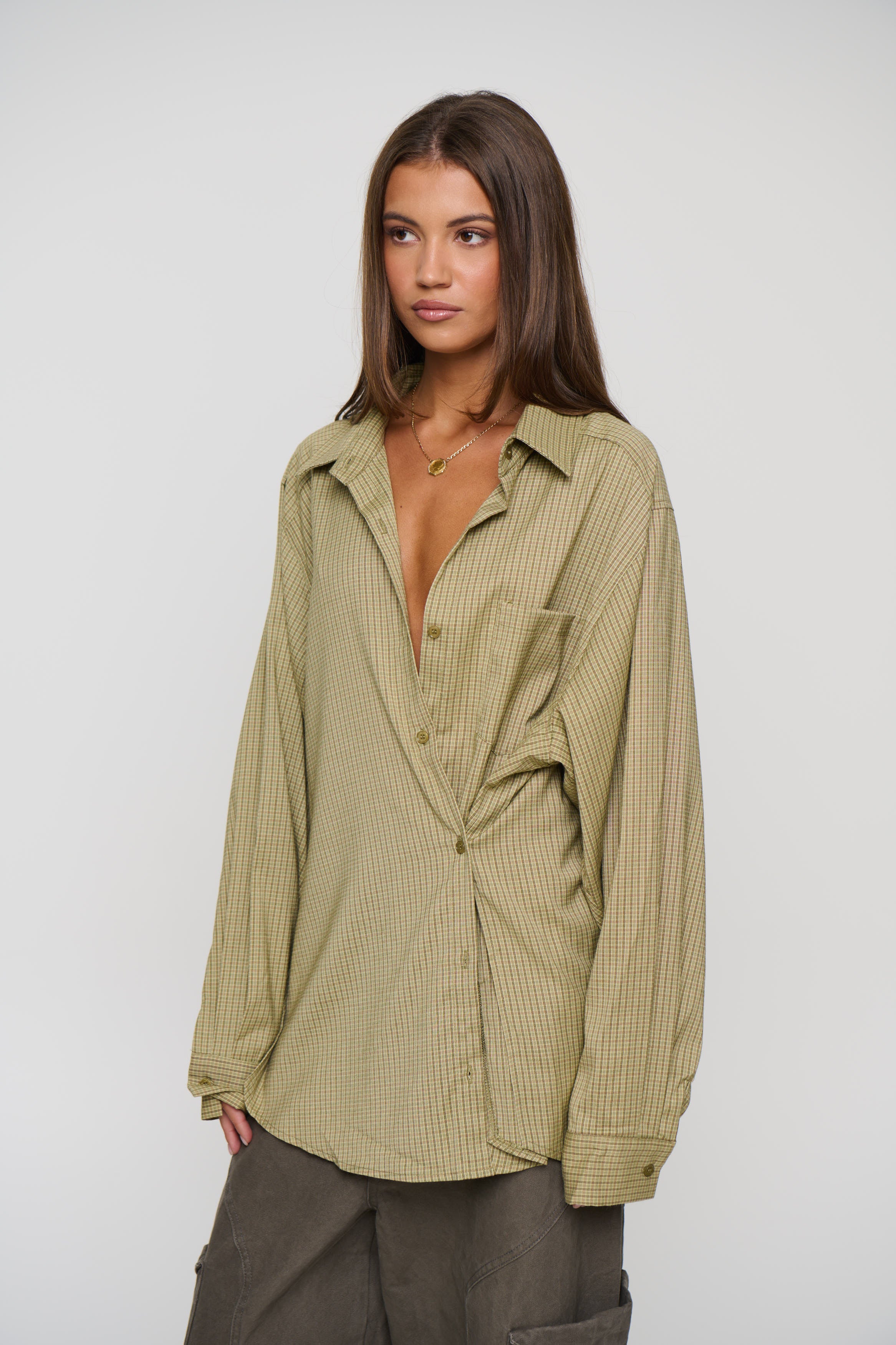 Notting Hill Shirt Earth Plaid