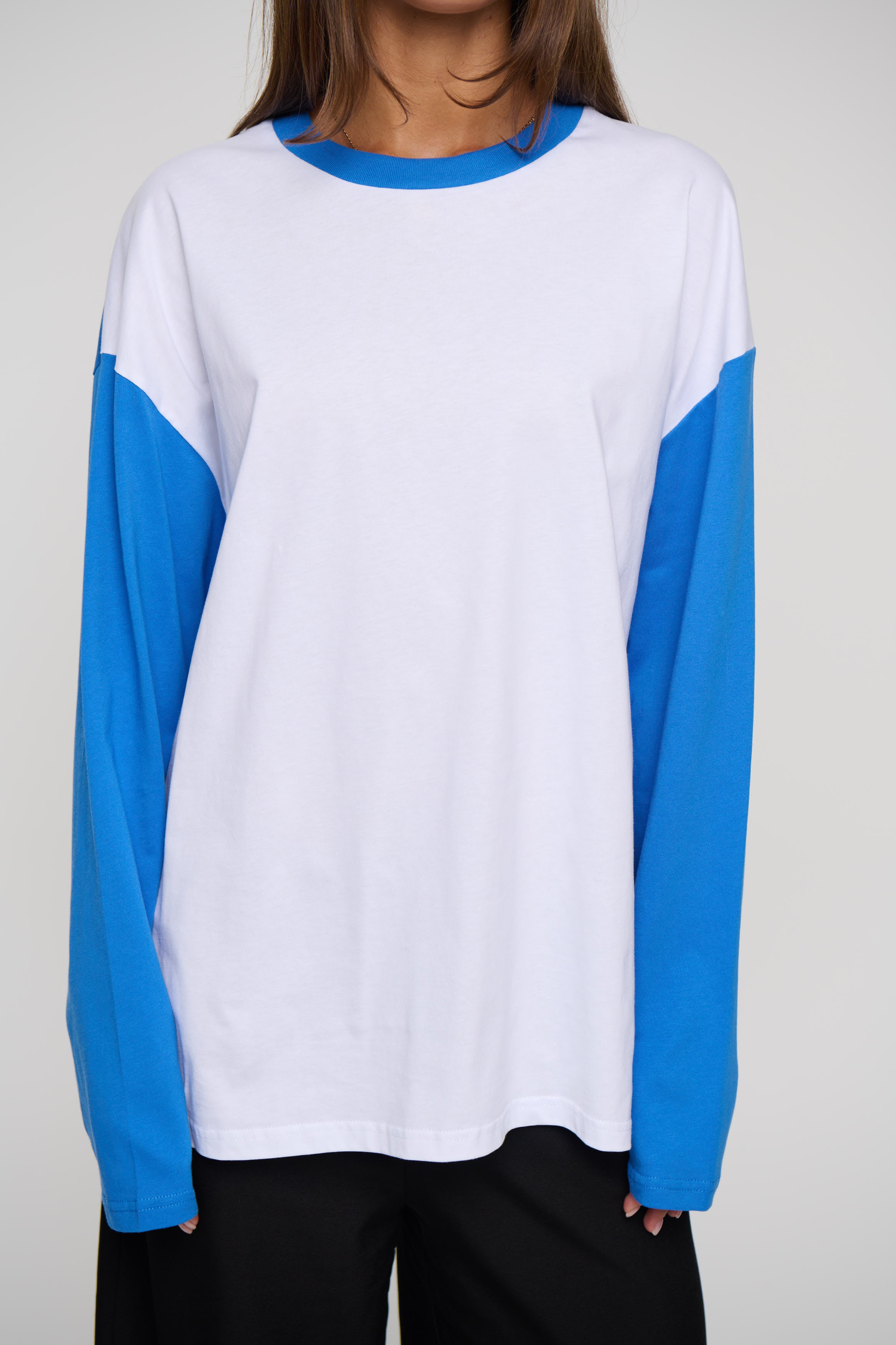 Unisex Raglan Long Sleeve Blue