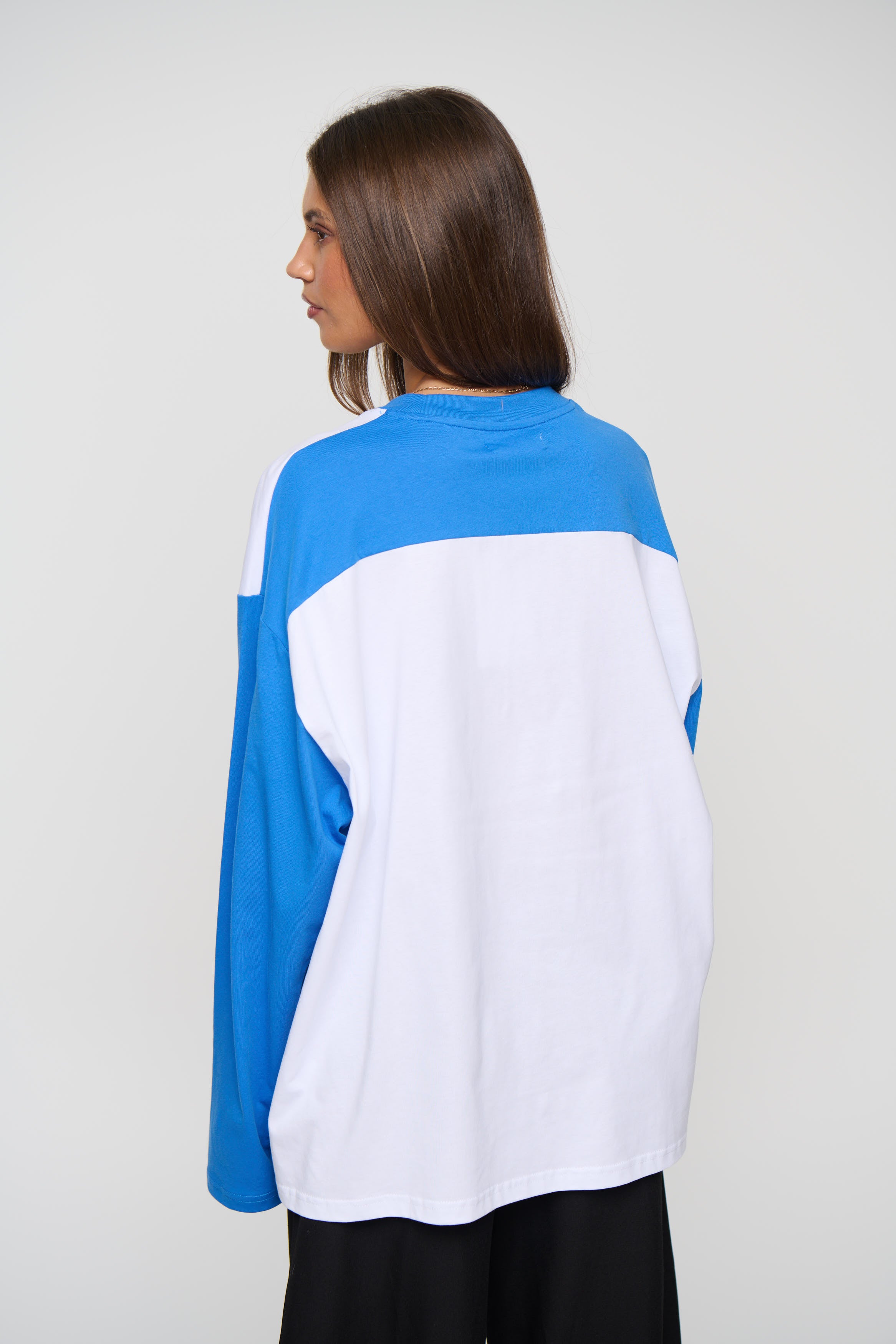 Unisex Raglan Long Sleeve Blue
