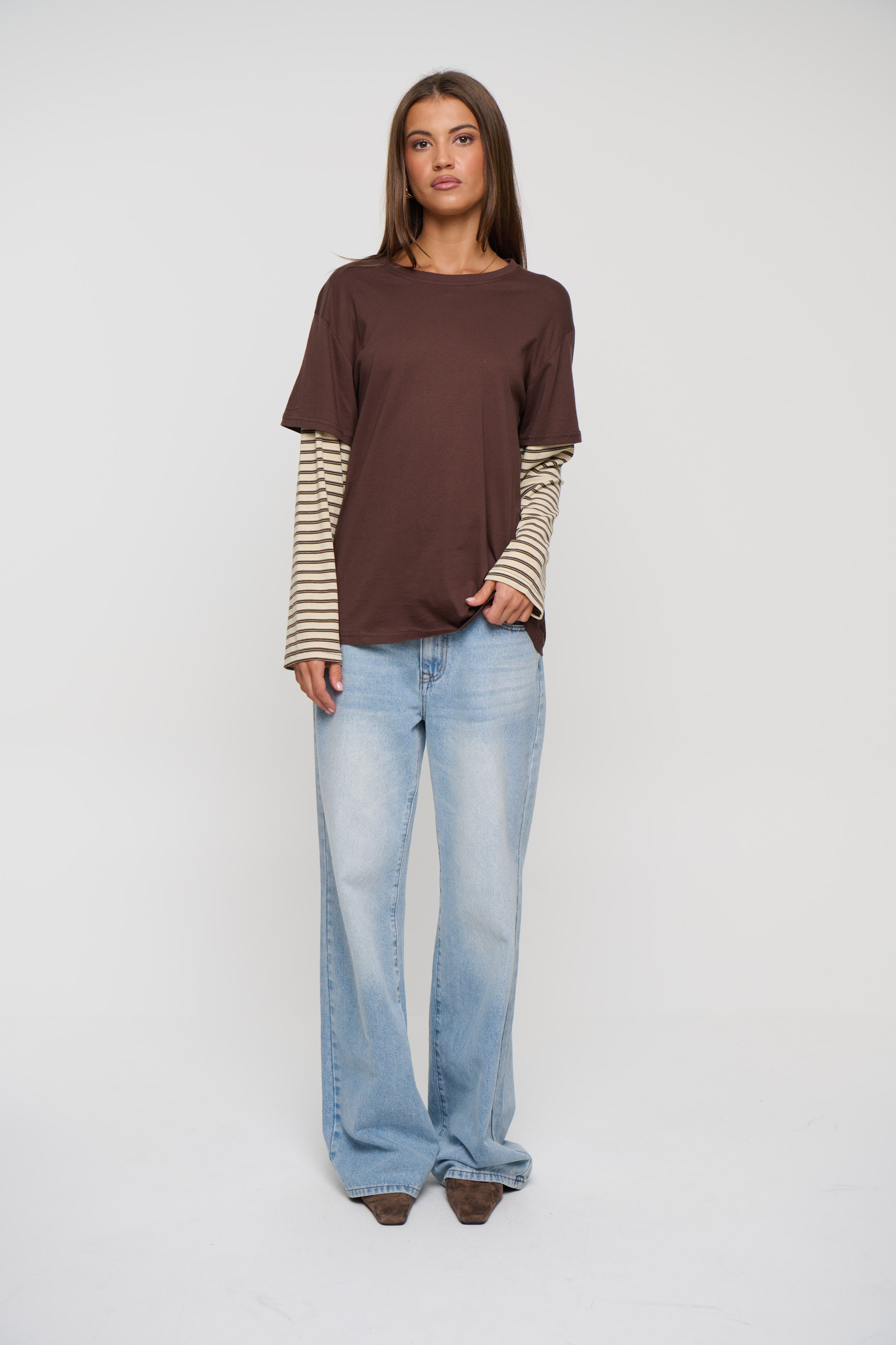Tatum Long Sleeve Chocolate