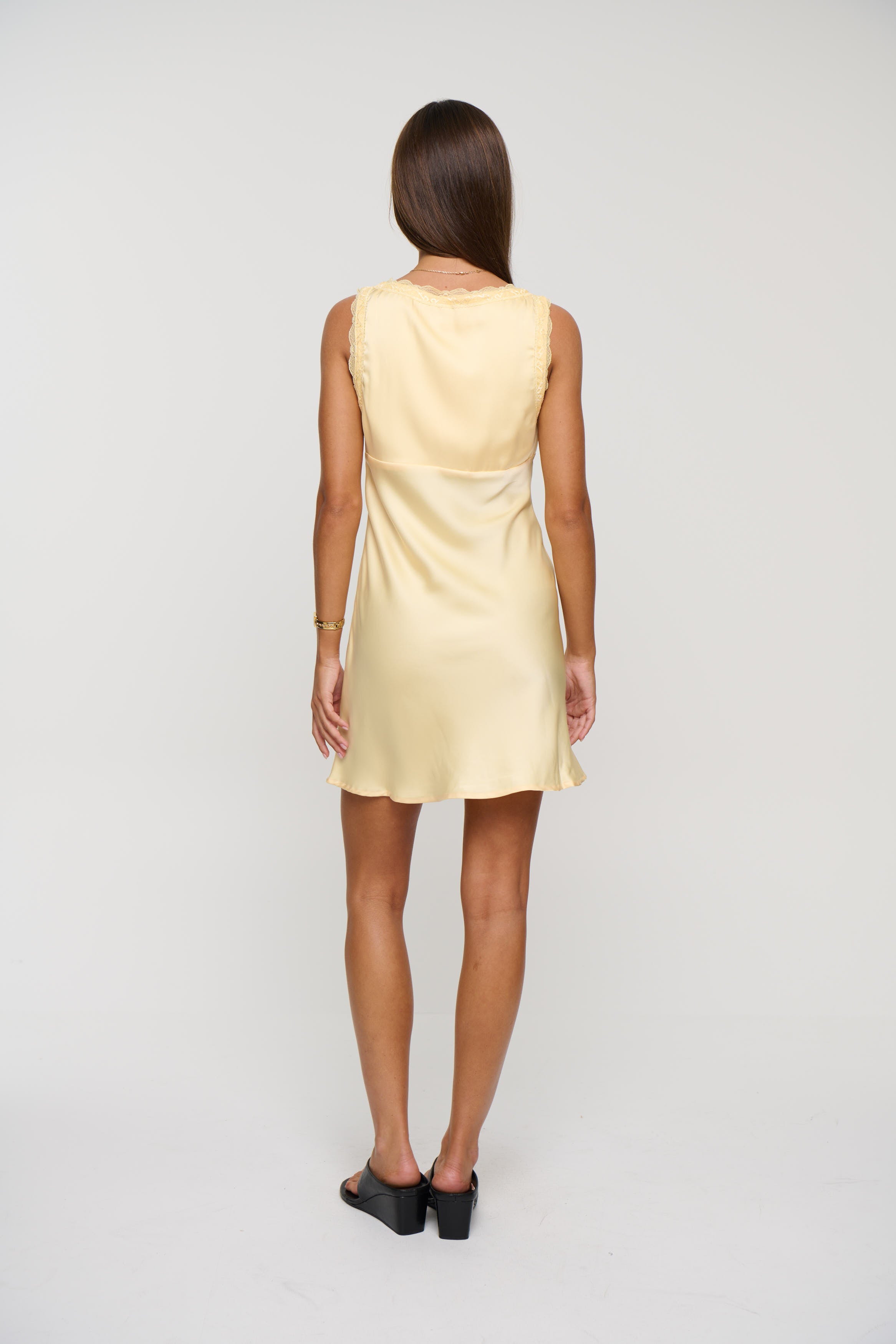 Luisa Mini Dress Lemon