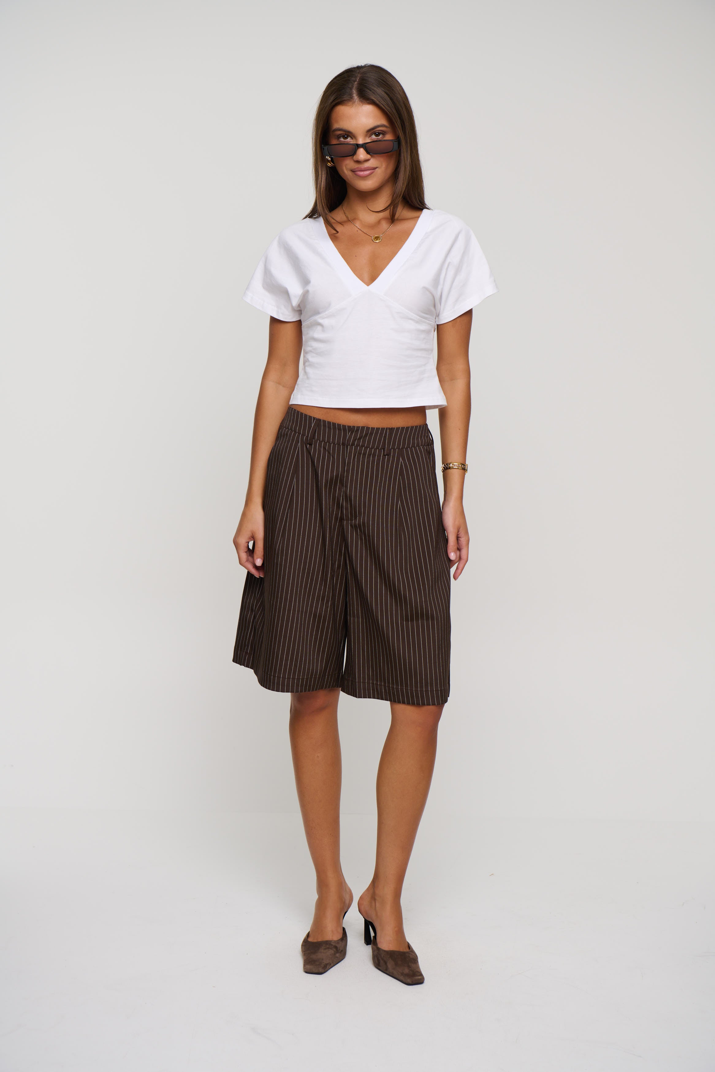 Aliya Long Short Brown
