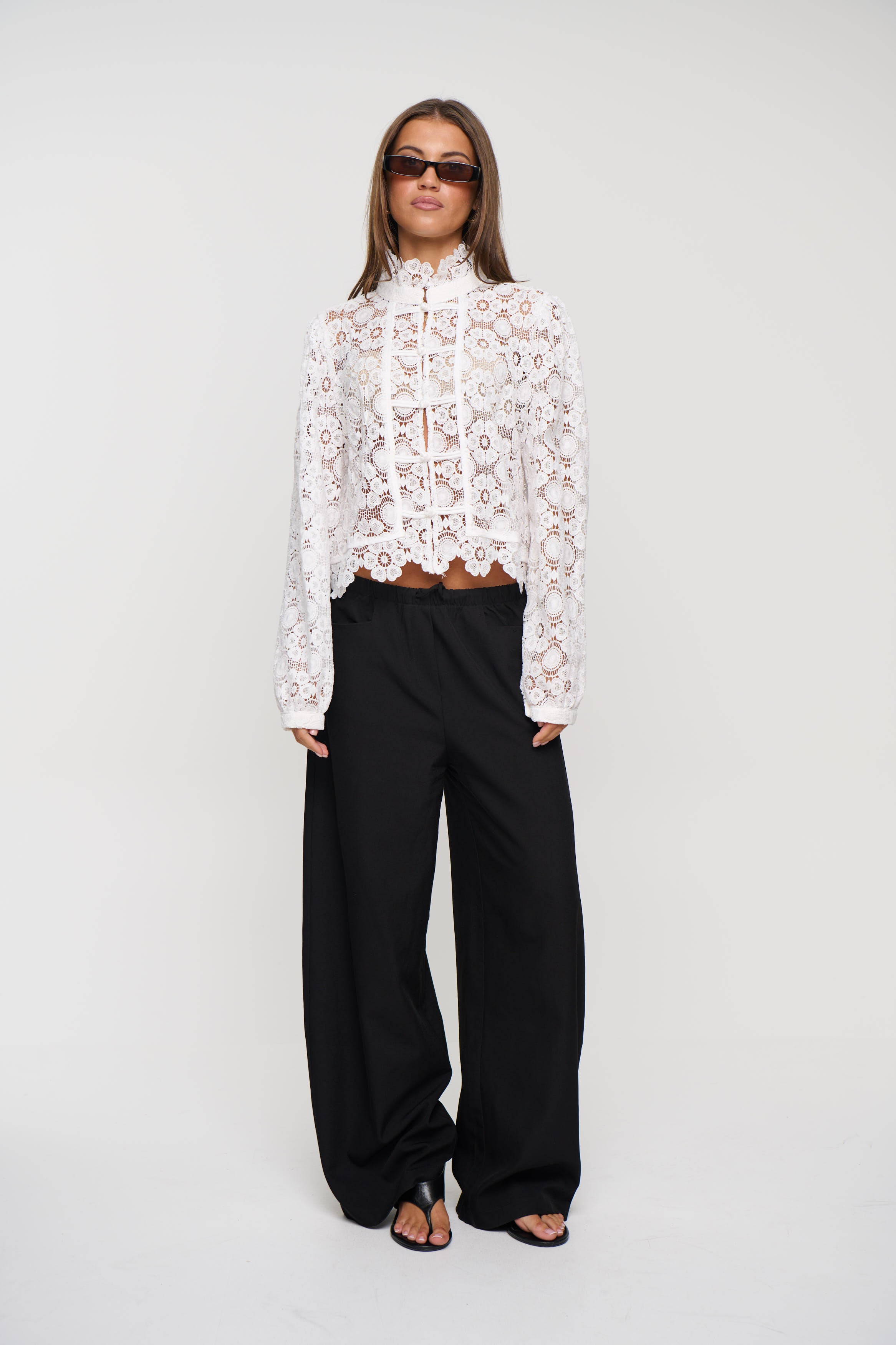 Overtime Blouse Porcelain