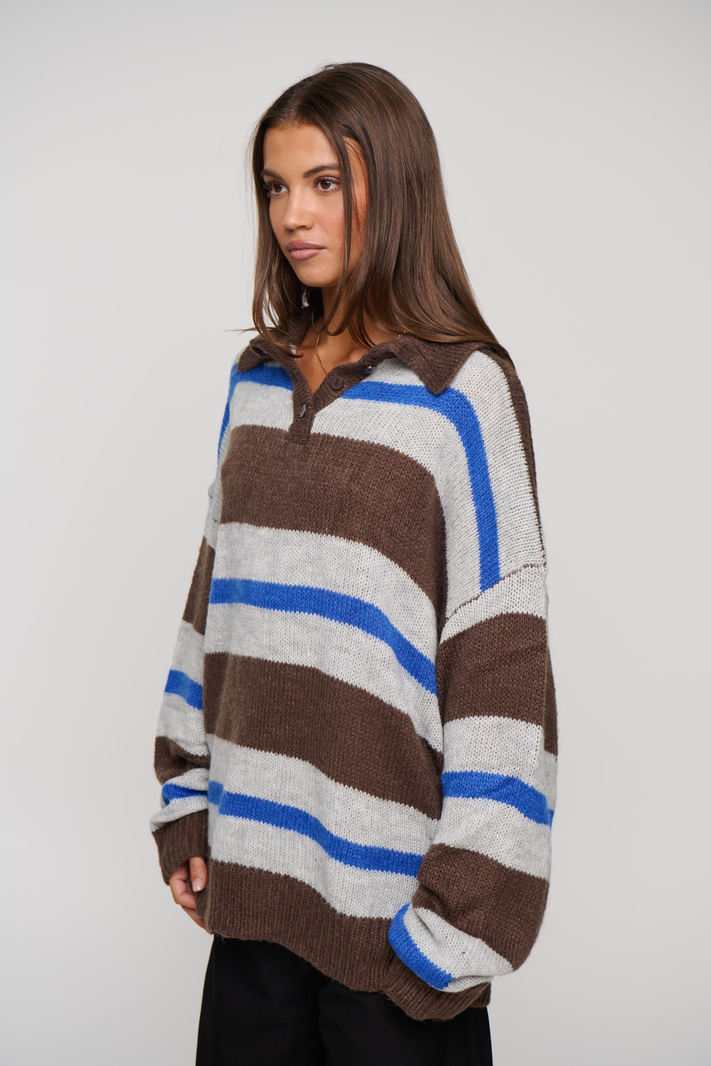Rising Sun Jersey Brown Stripe