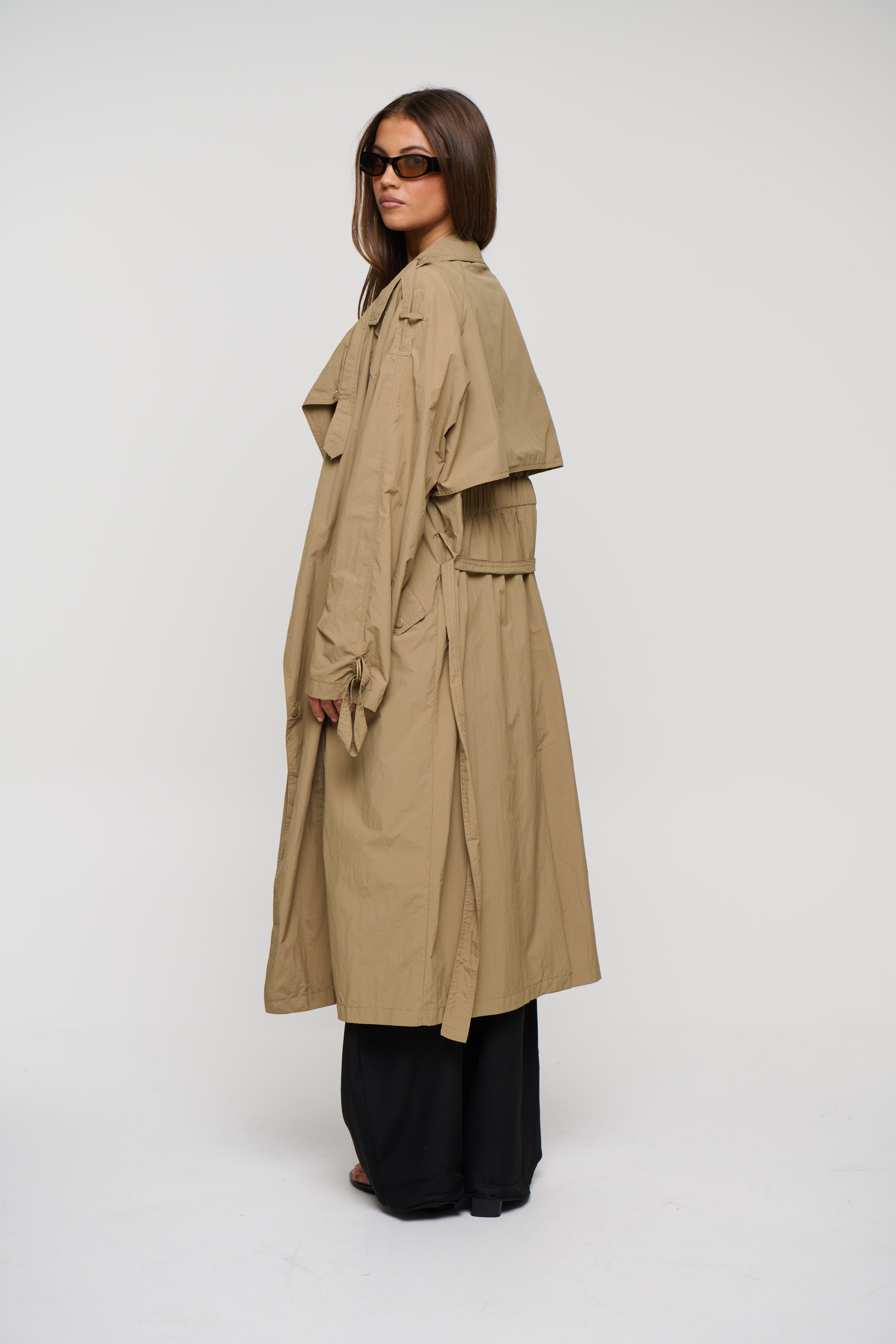 Manhattan Trench Olive