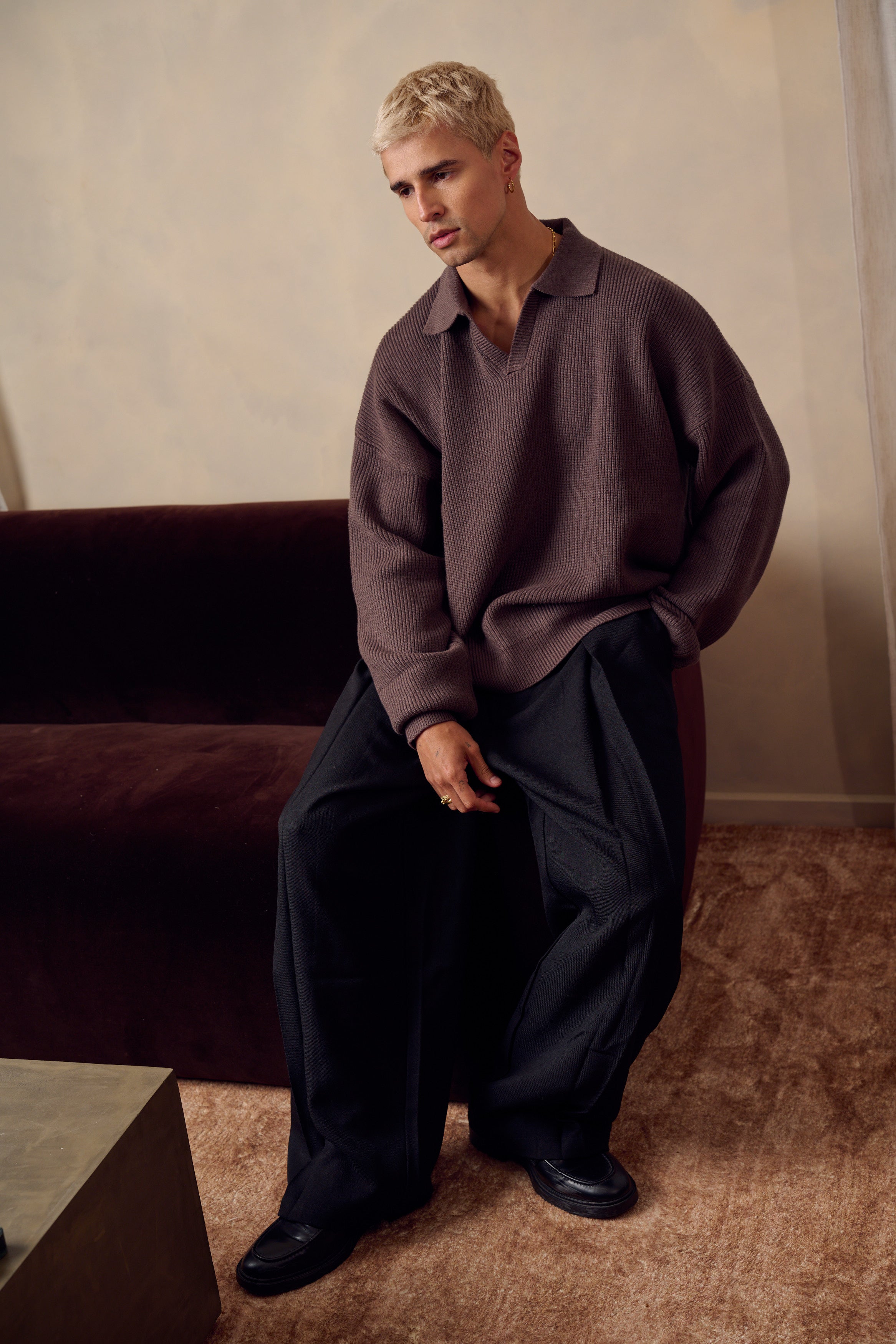 Josh Baggy Pant Black