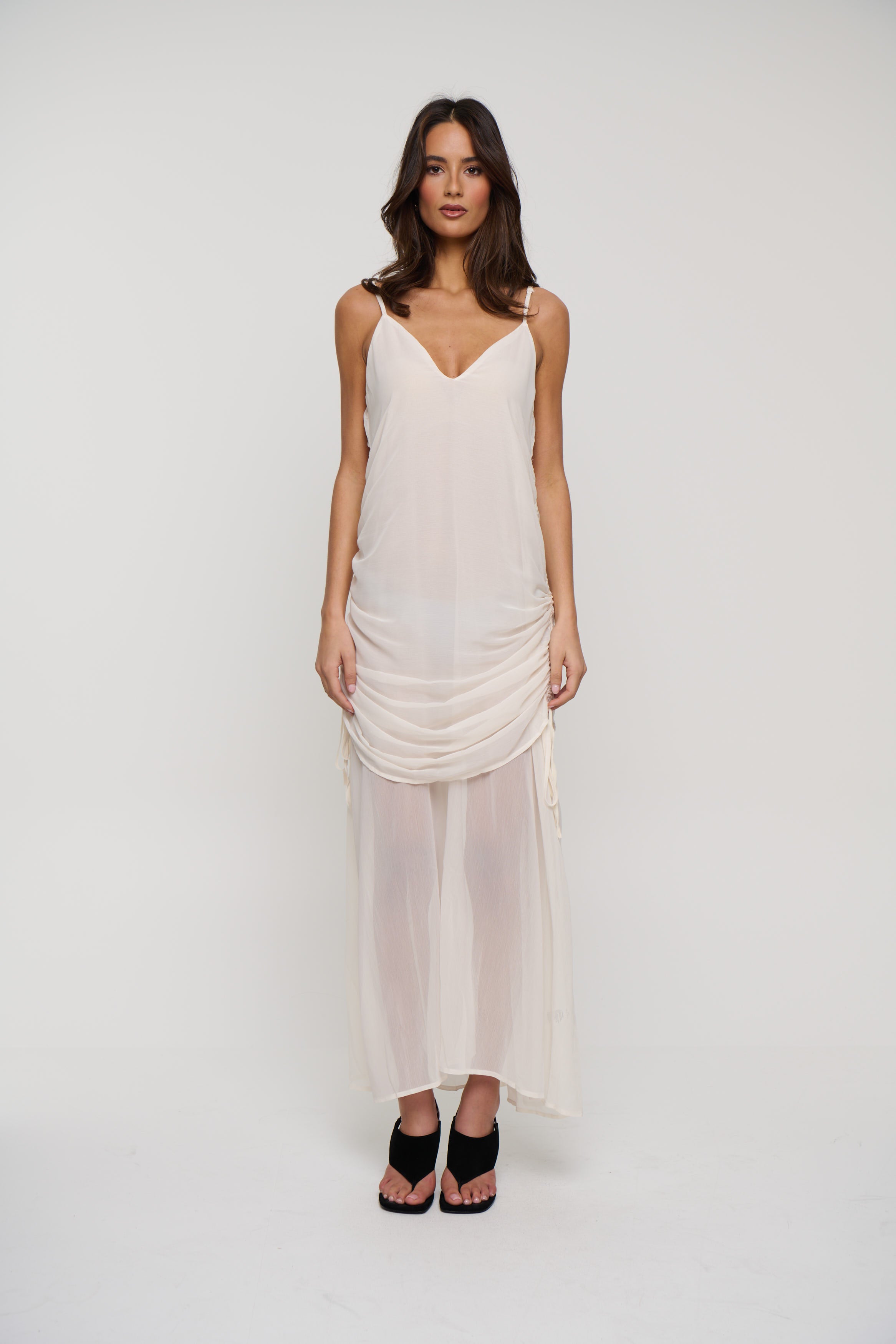 Evelia Maxi Dress Cream