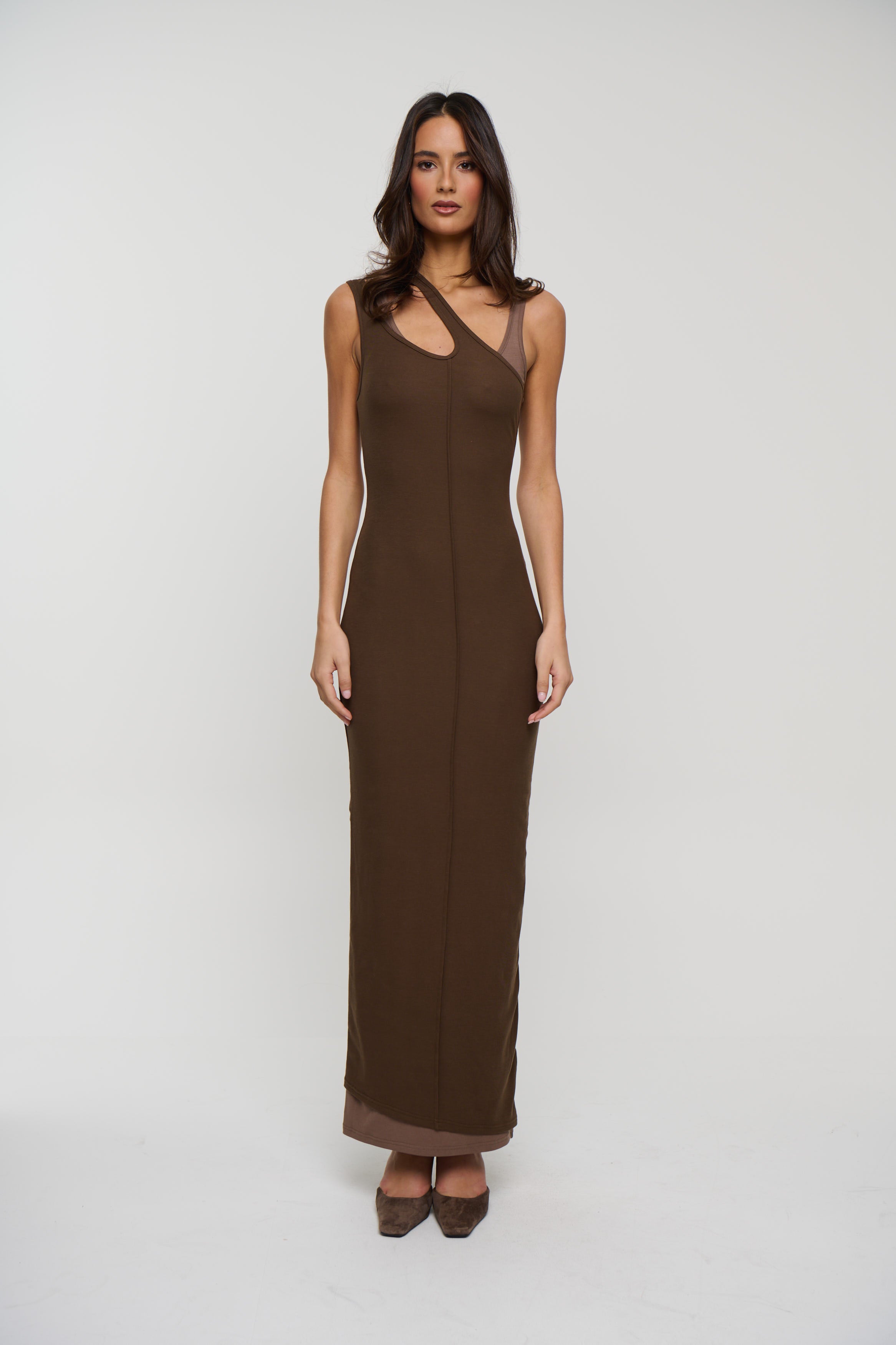 Chantara Maxi Dress Mocha