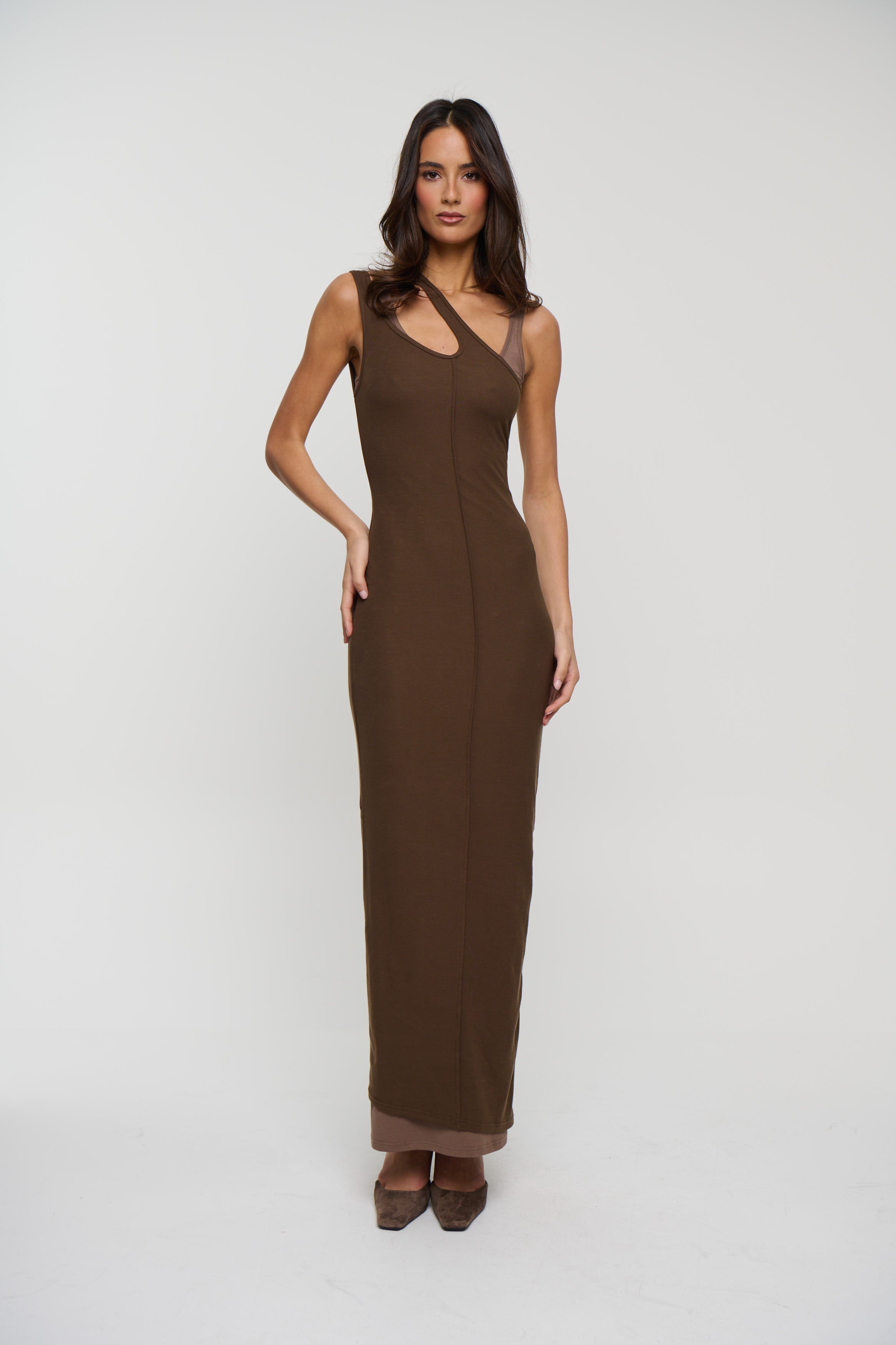 Chantara Maxi Dress Mocha