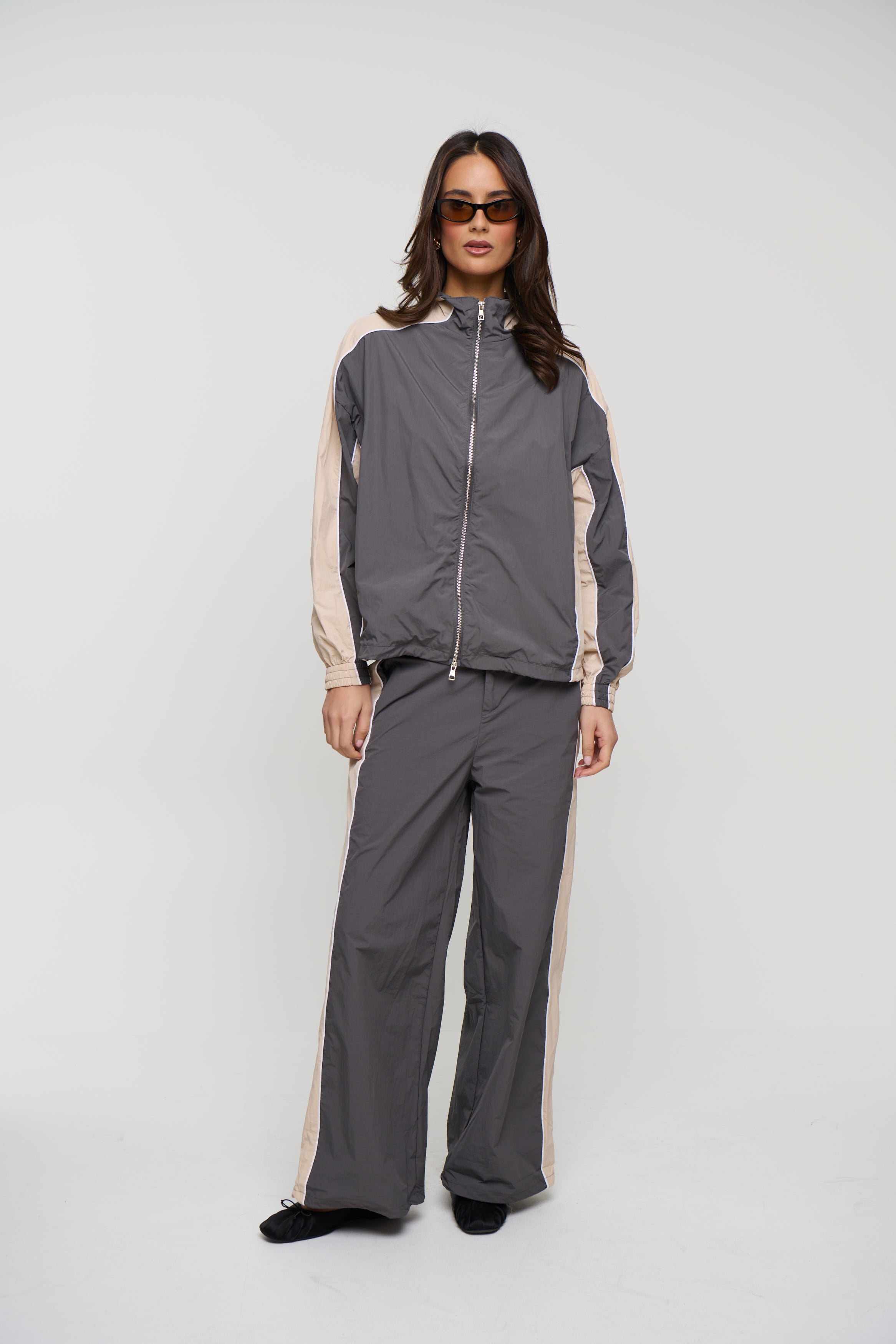 Cleo Windbreaker Grey