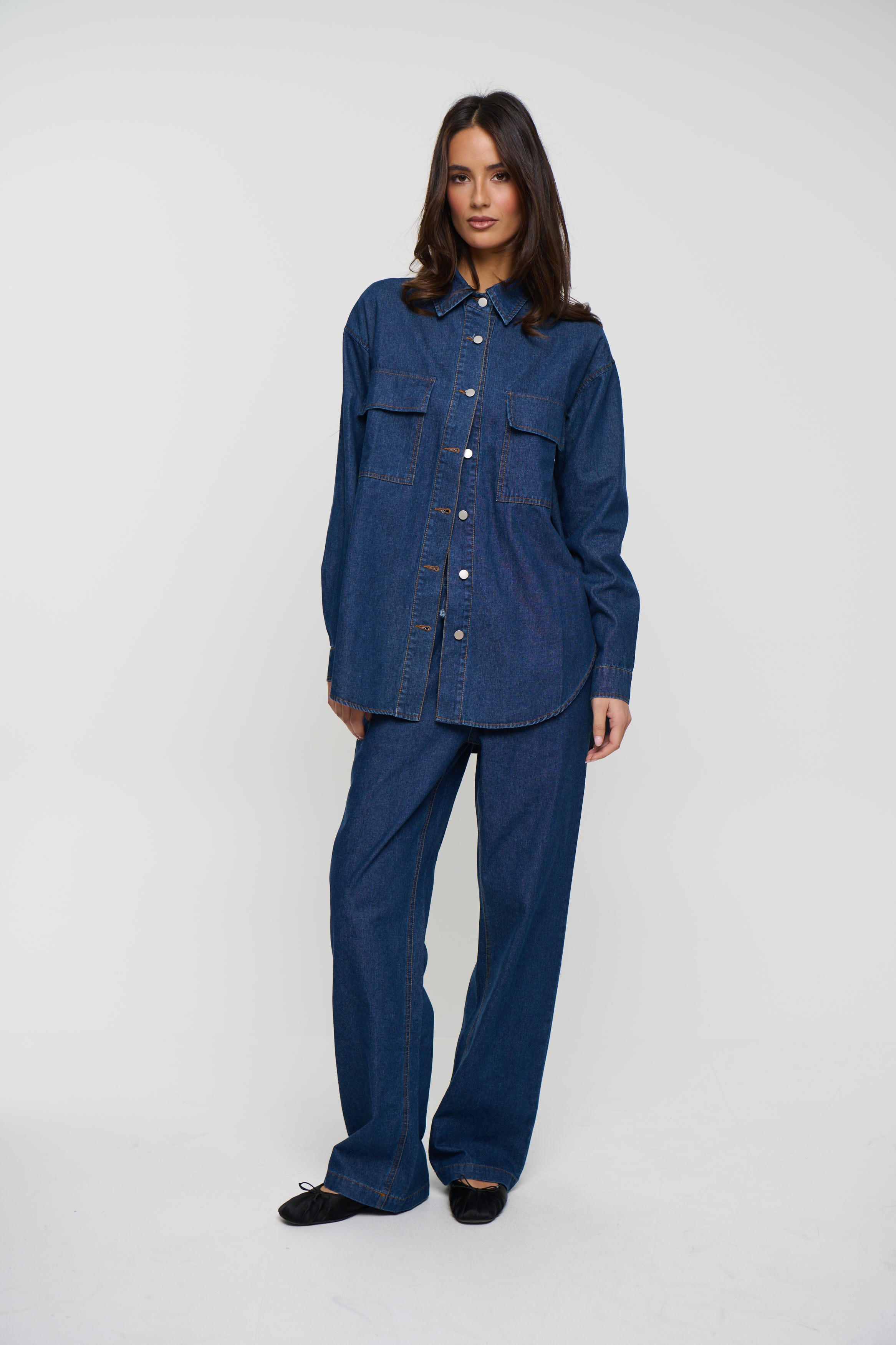 Milan Denim Shirt Indigo